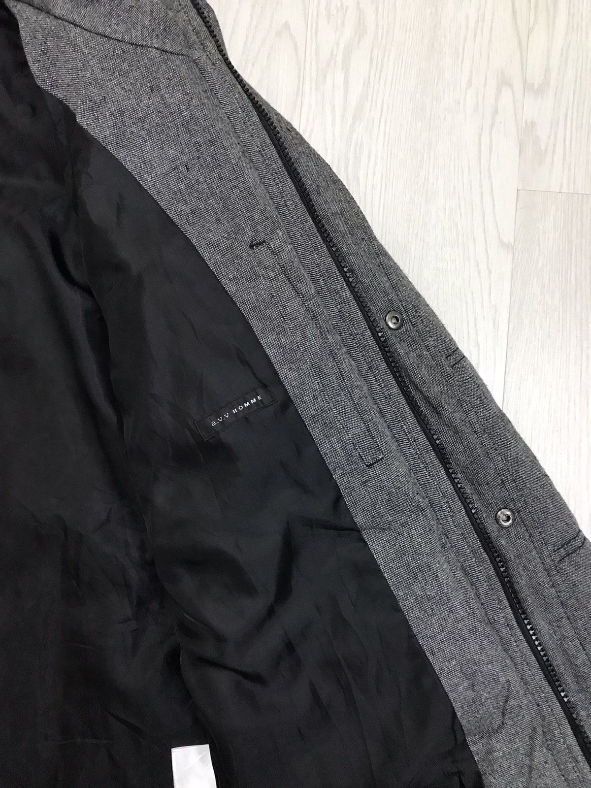 Final Home × Issey Miyake A.V.V Homme Puffer Jacket Rayon Hoodie Puffer Size US M / EU 48-50 / 2 - 13 Thumbnail