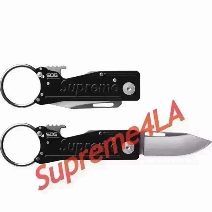 Supreme Supreme 18F/W SOG KeyTron Folding Knife Black | Grailed