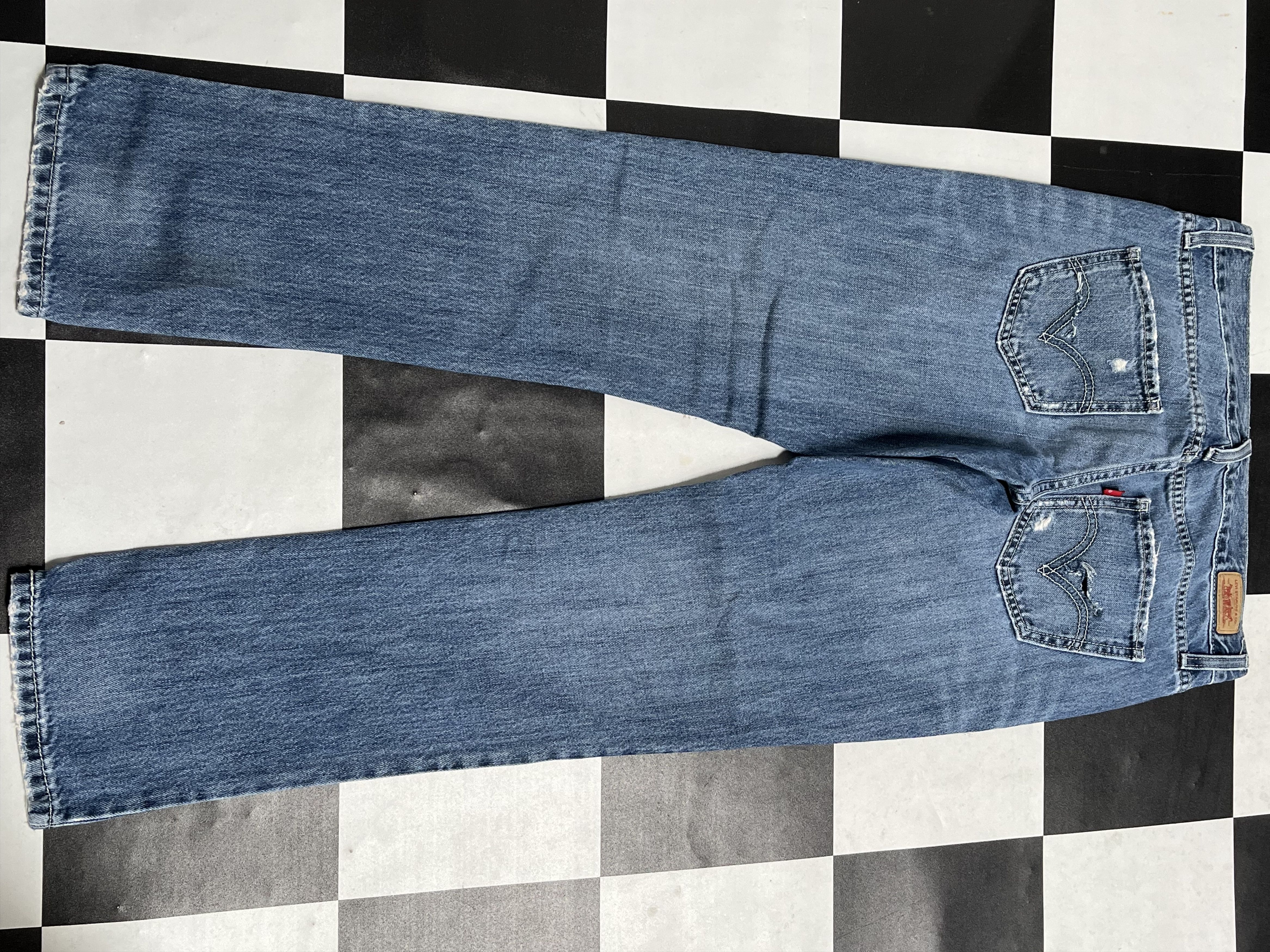 Levi's × Vintage Vintage Levis 513 Distressed Denim Jeans L236 Size US 28 / EU 44 - 2 Thumbnail