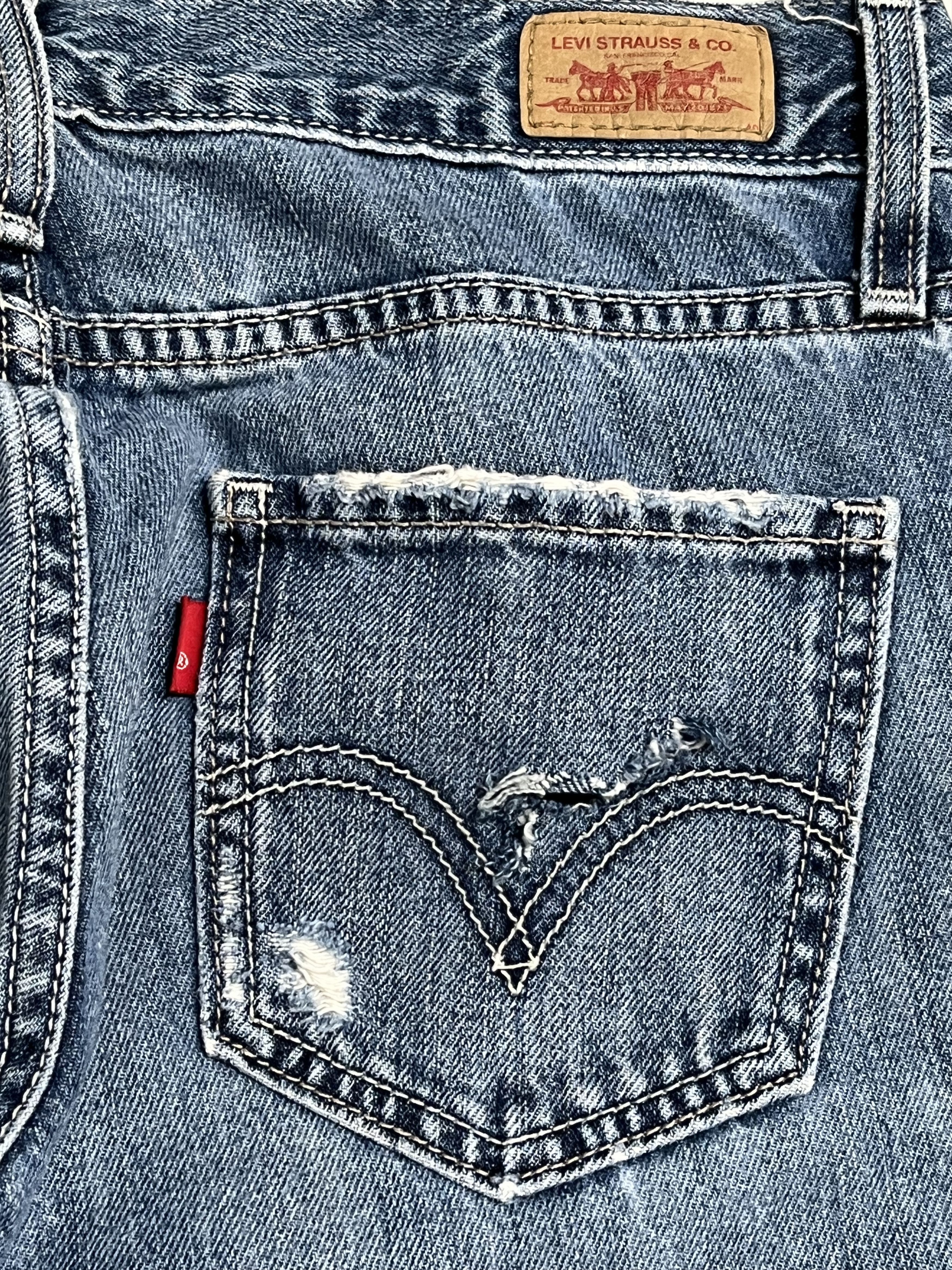 Levi's × Vintage Vintage Levis 513 Distressed Denim Jeans L236 Size US 28 / EU 44 - 10 Thumbnail