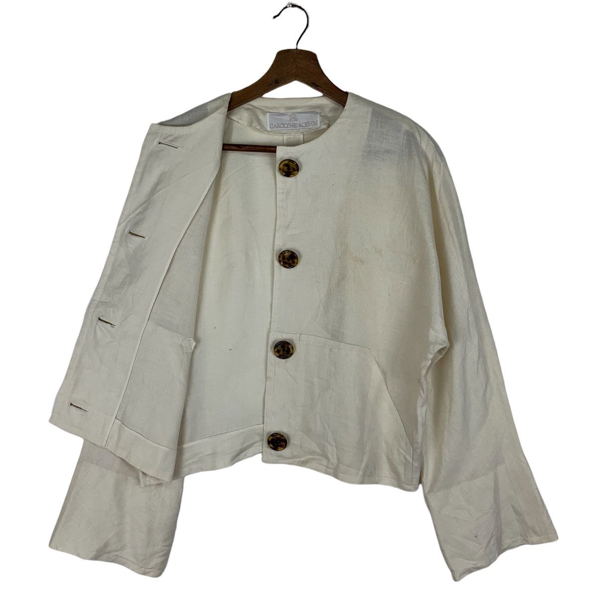 Other Vintage Carolyne Roehm Silk Button Shirt Size M / US 6-8 / IT 42-44 - 4 Thumbnail