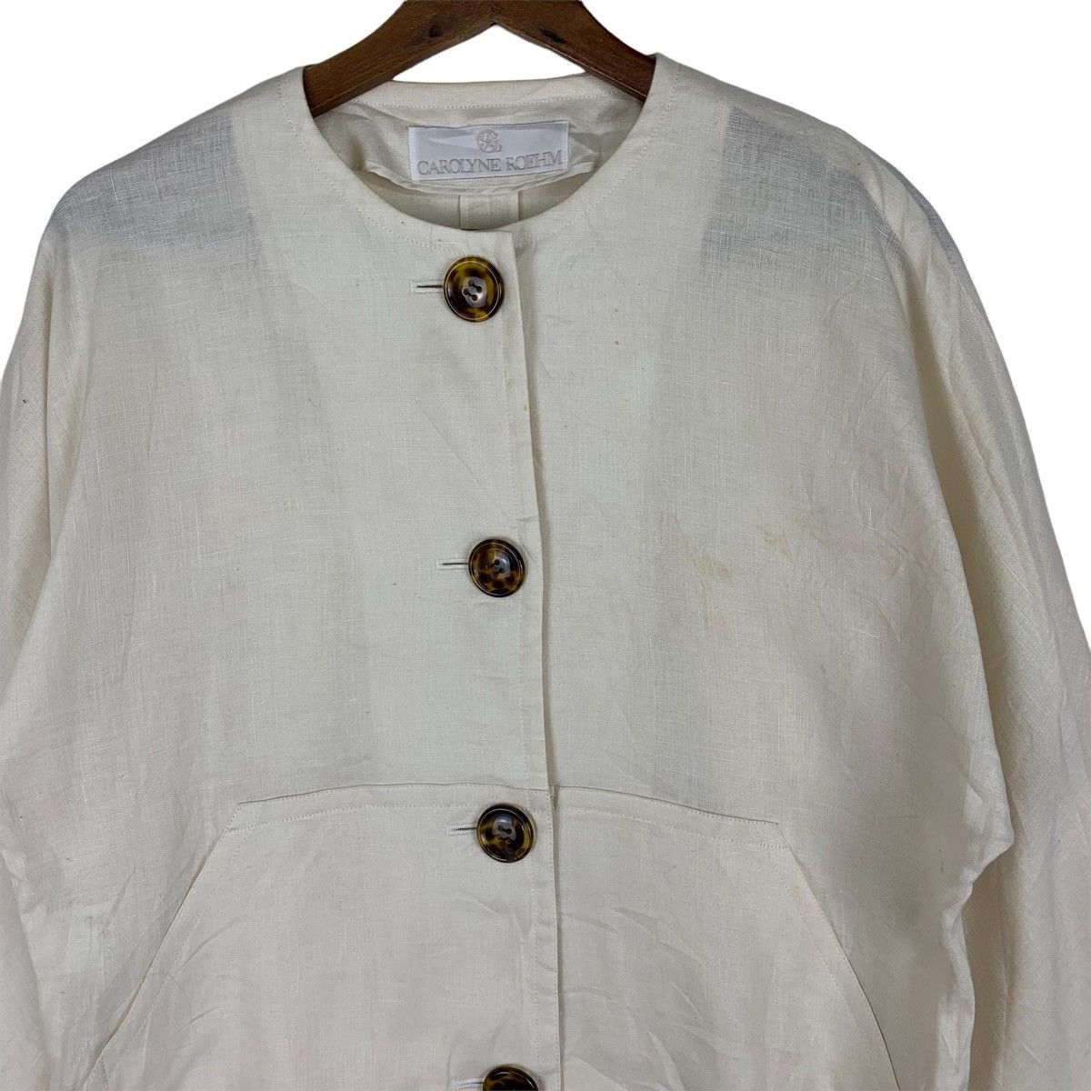Other Vintage Carolyne Roehm Silk Button Shirt Size M / US 6-8 / IT 42-44 - 2 Thumbnail