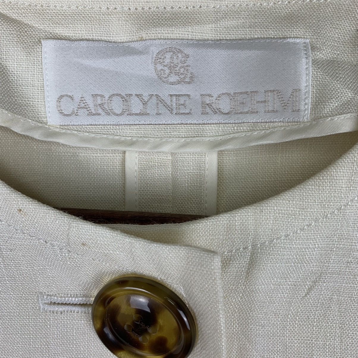Other Vintage Carolyne Roehm Silk Button Shirt Size M / US 6-8 / IT 42-44 - 7 Thumbnail