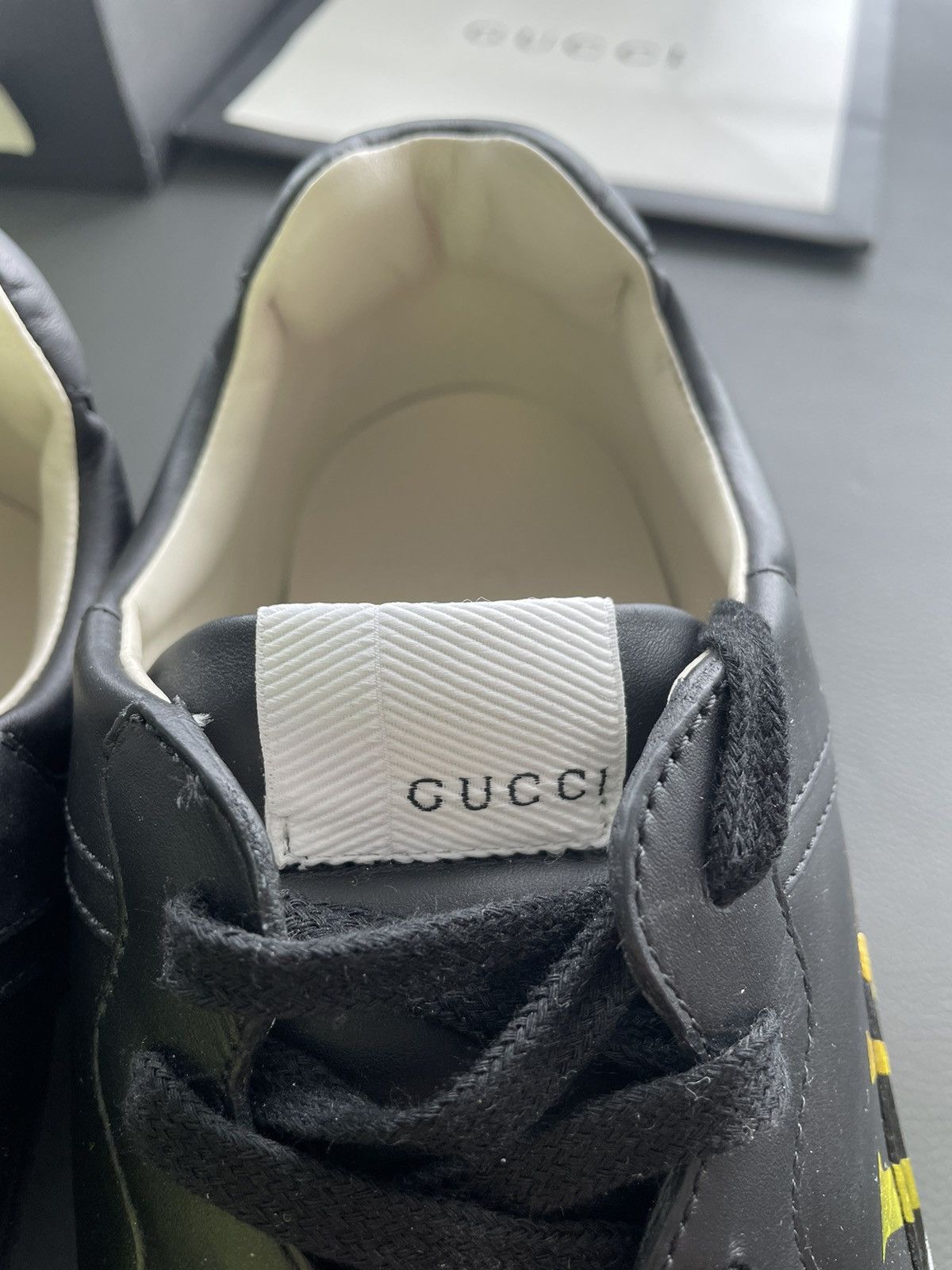 Gucci Rare Limited Edition Brand New Rhyton Logo Leather Sneaker Size US 9 / EU 42 - 15 Thumbnail