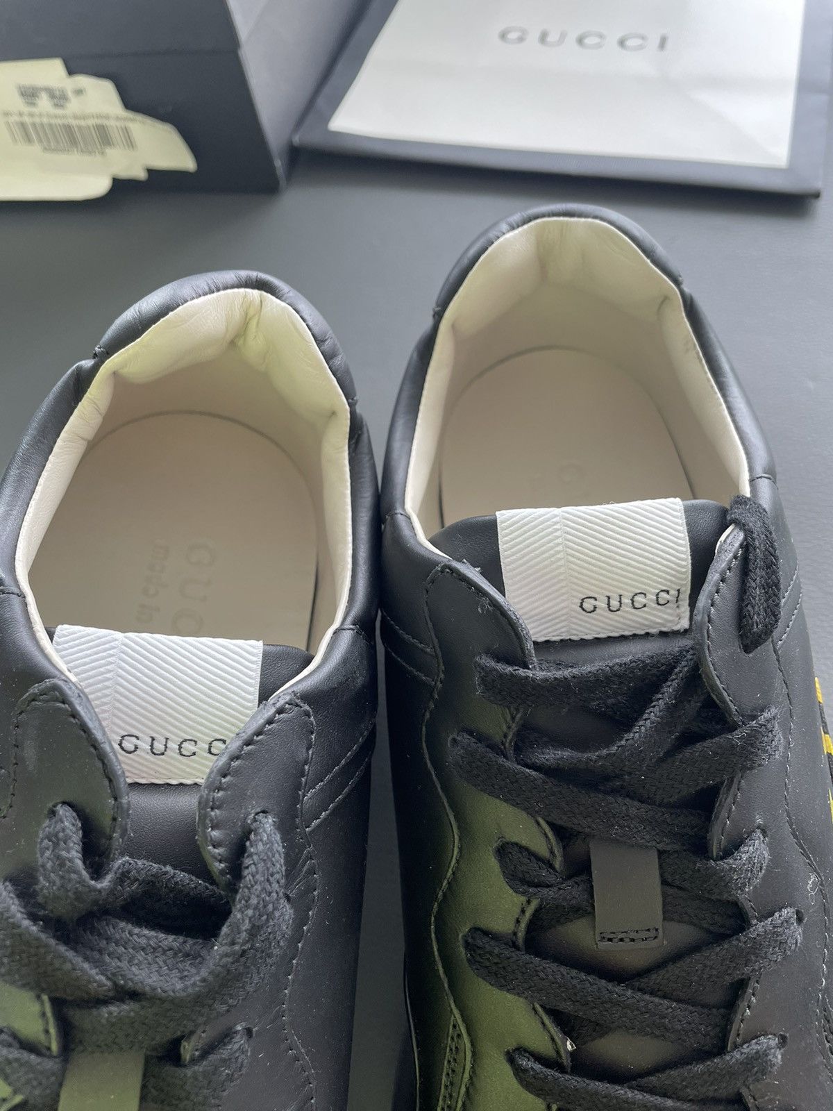 Gucci Rare Limited Edition Brand New Rhyton Logo Leather Sneaker Size US 9 / EU 42 - 14 Thumbnail