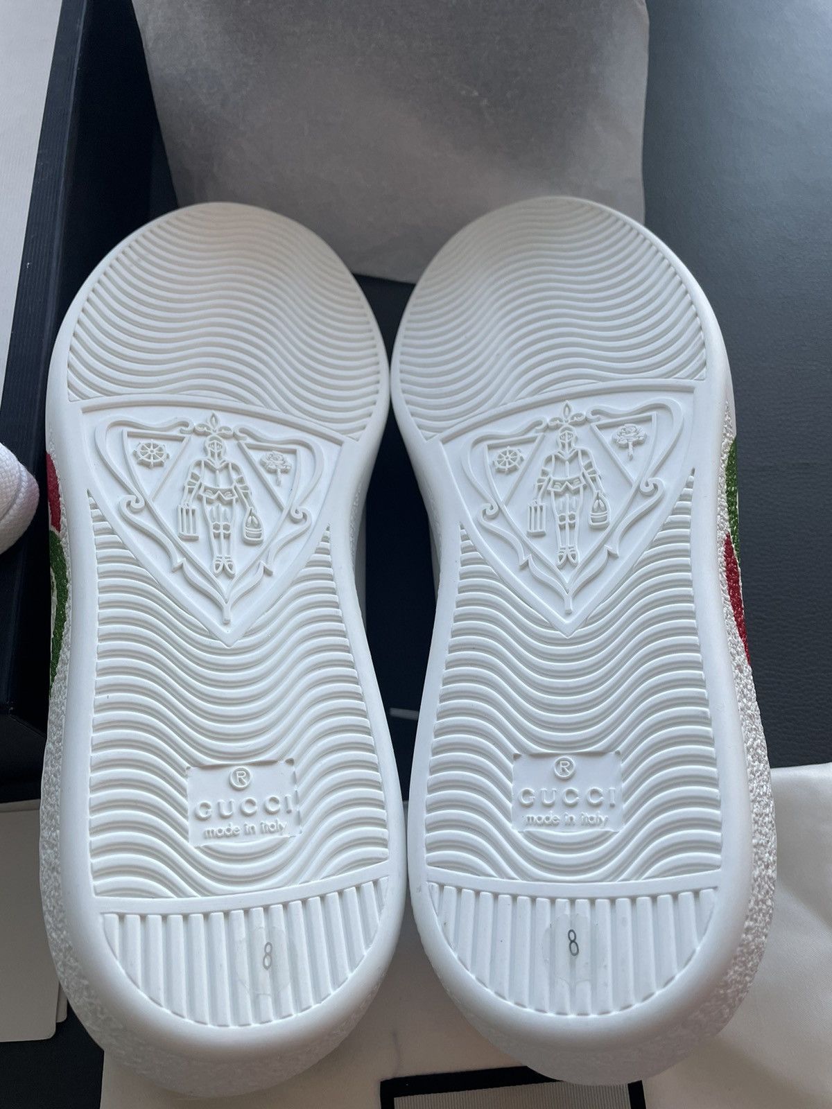 Gucci Brand NEW Iconic Interlocking GG Logo Leather ACE Sneaker Size US 9 / EU 42 - 11 Thumbnail