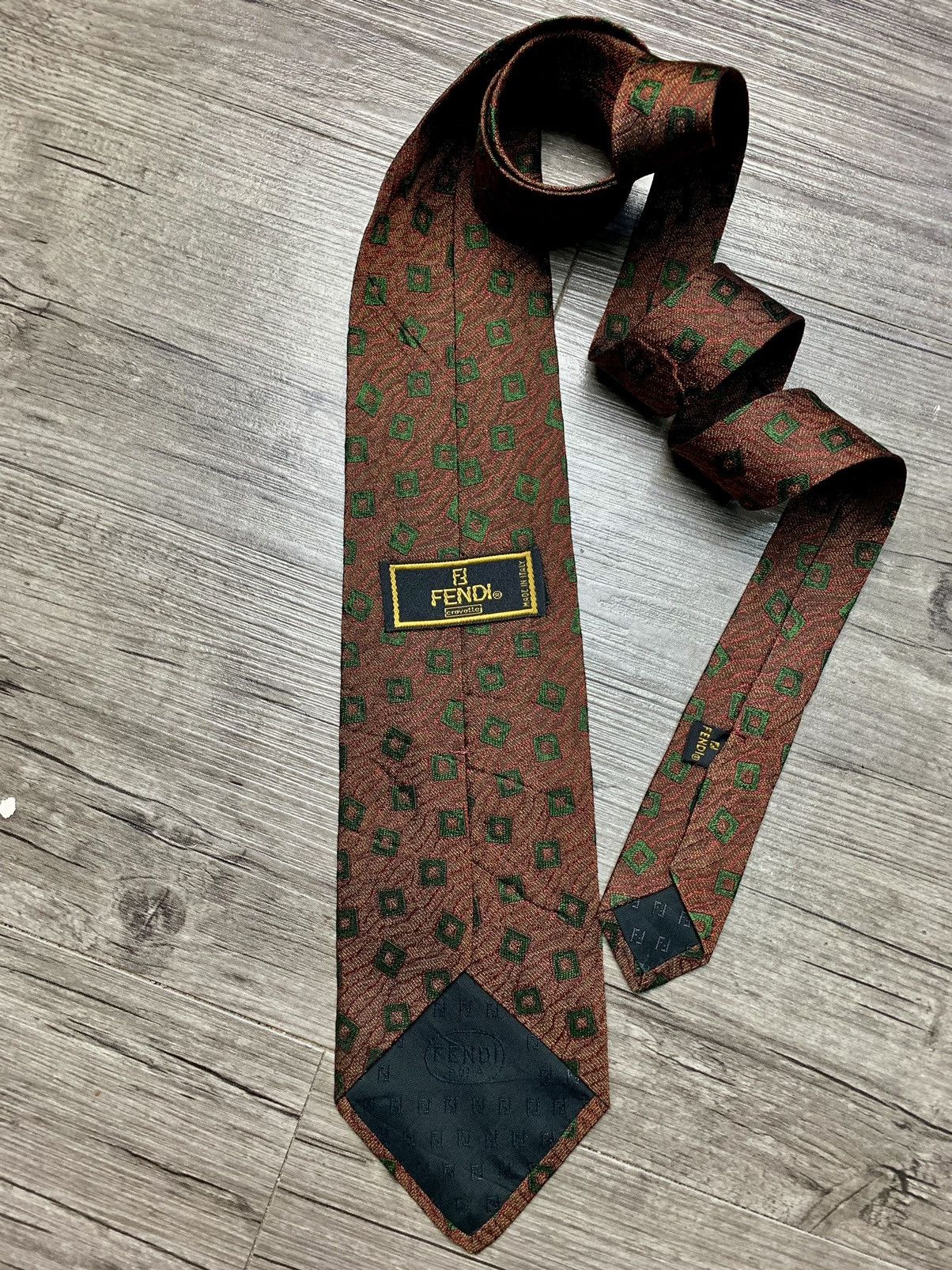 Fendi Fendi Tie Size ONE SIZE - 7 Thumbnail
