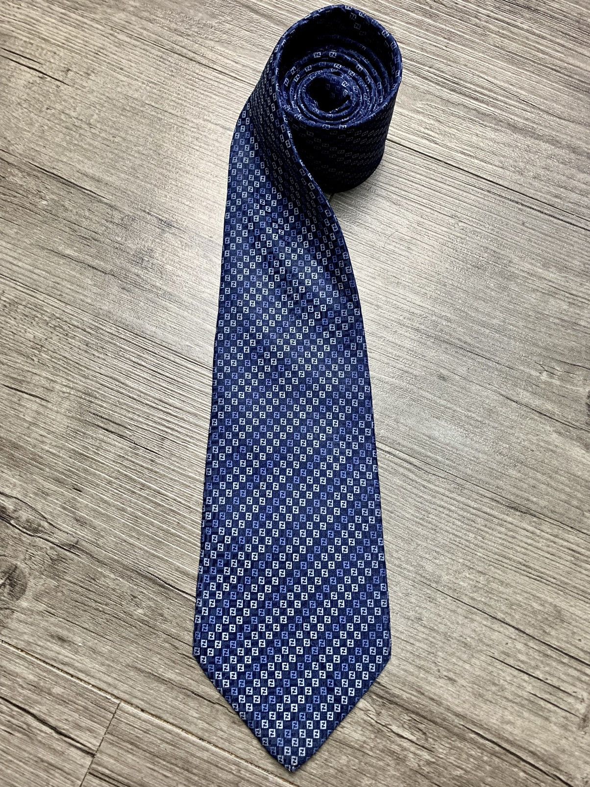 fendi monogram tie