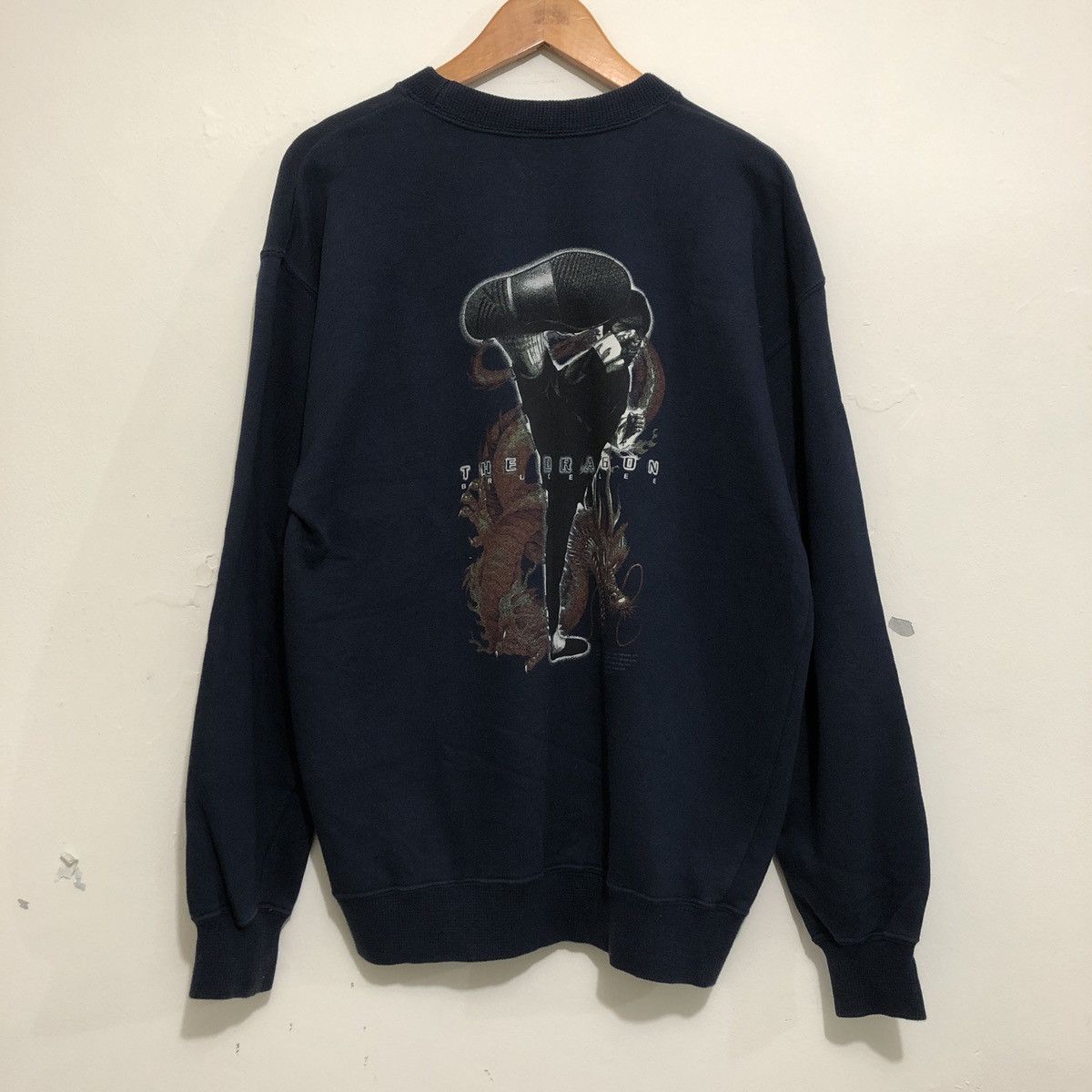Vintage Vintage 90s Bruce Lee Sweatshirt Size US L / EU 52-54 / 3 - 1 Thumbnail