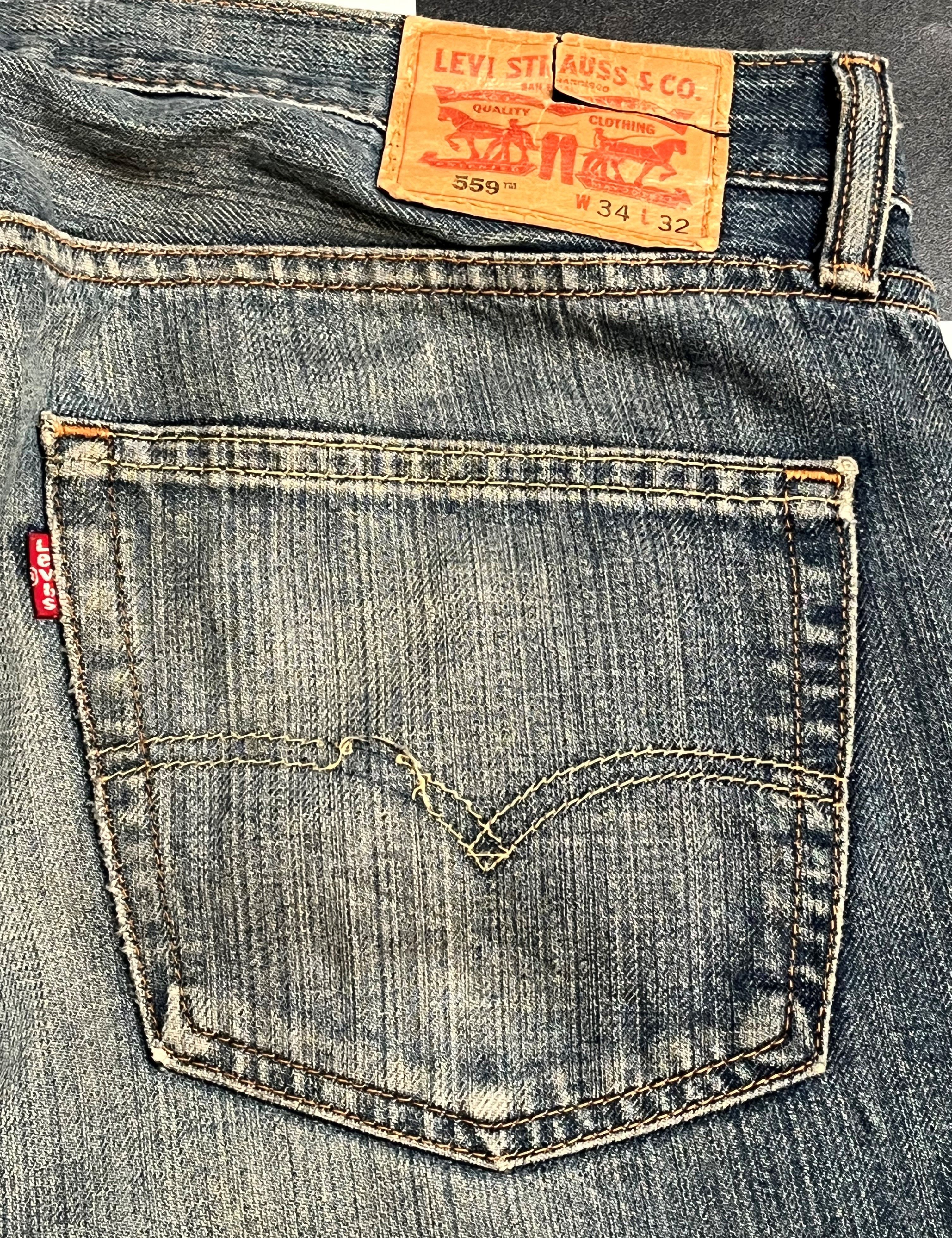 Levi's Vintage Levis 559 Loose Straight Jeans L257 Size US 38 / EU 54 - 8 Thumbnail