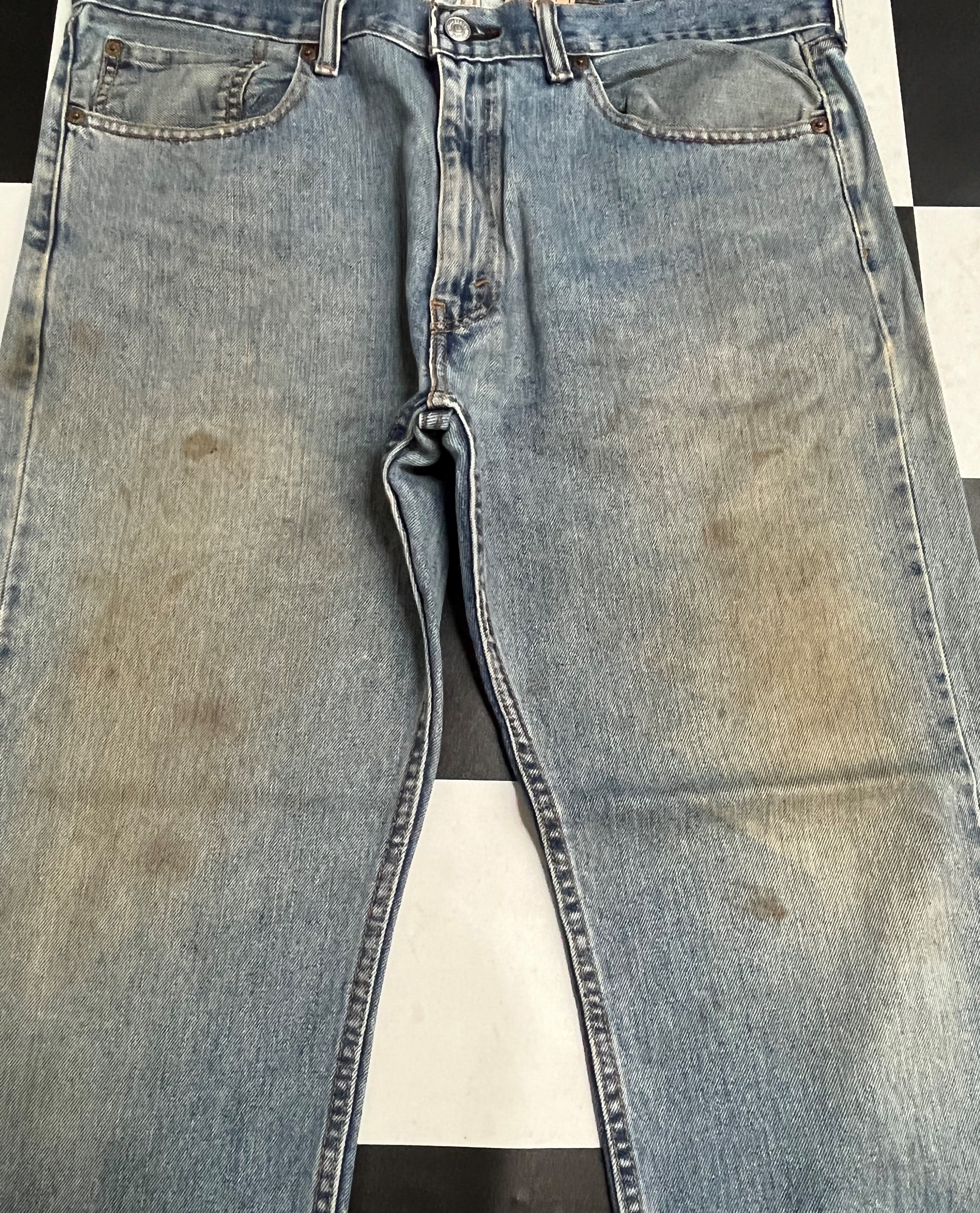 Levi's Vintage Levis 505 Blue Jeans - L258 Size US 36 / EU 52 - 3 Thumbnail