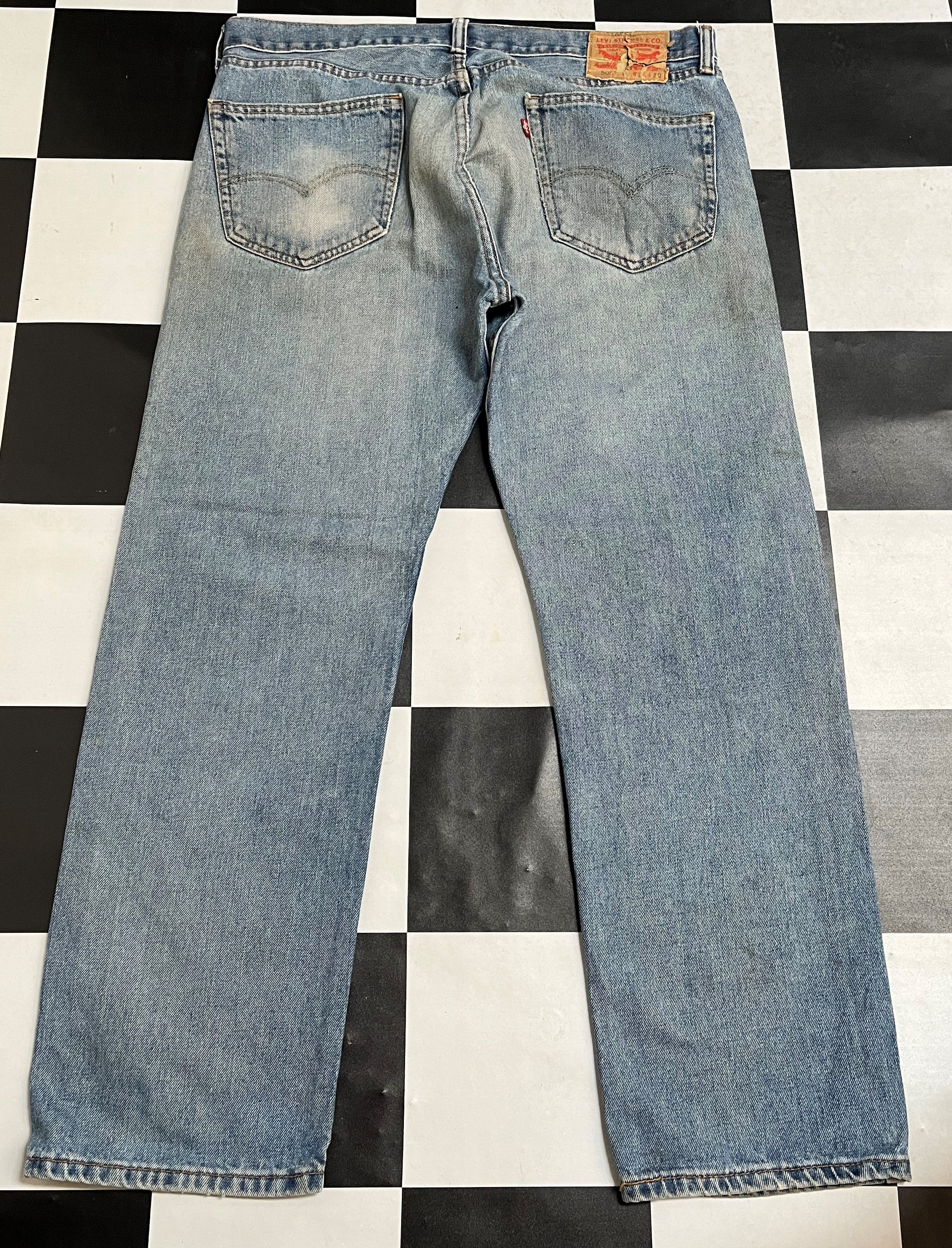Levi's Vintage Levis 505 Blue Jeans - L258 Size US 36 / EU 52 - 2 Thumbnail
