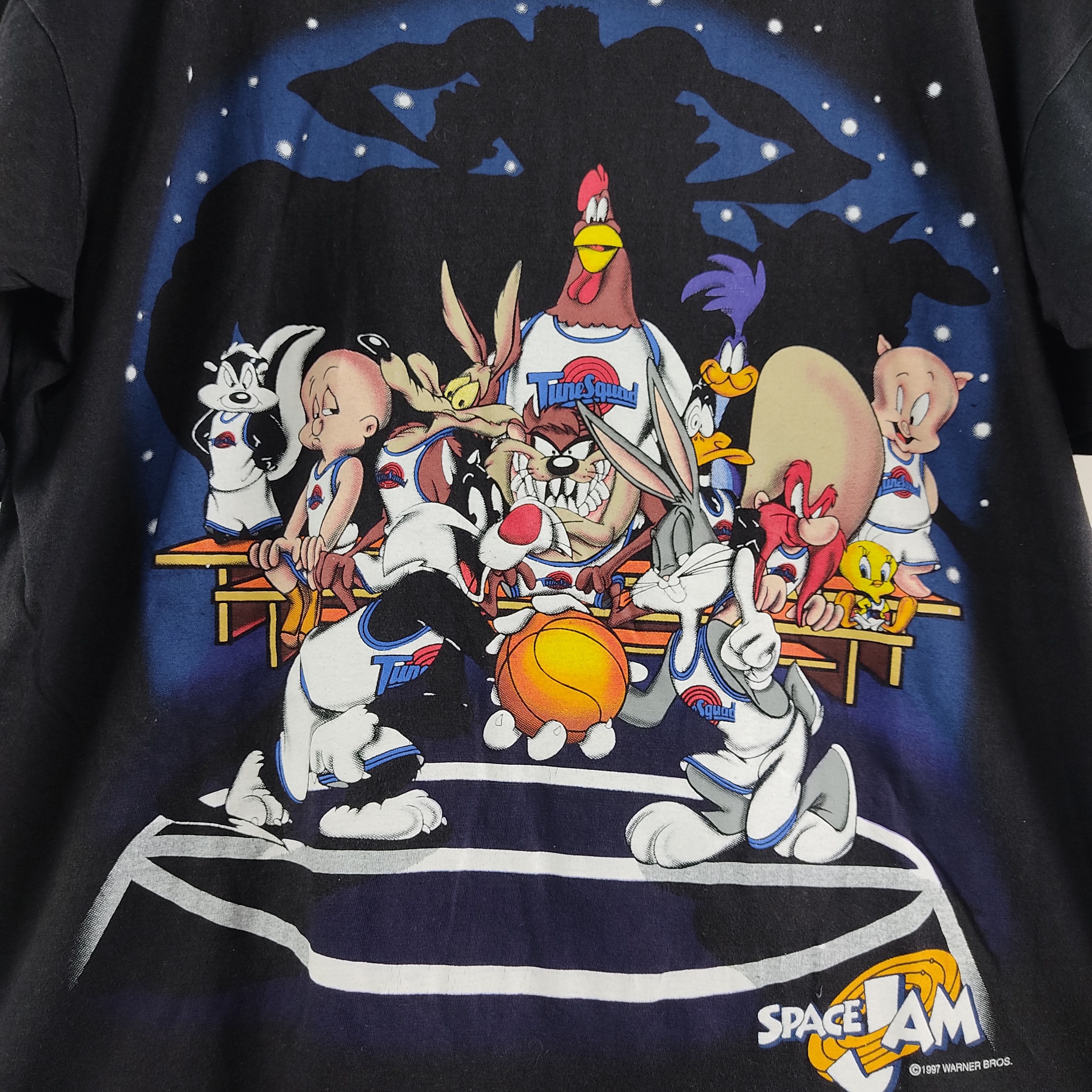 Vintage × Warner Bros 1996 Looney Tunes Space Jam TuneSquad Size US M / EU 48-50 / 2 - 5 Thumbnail