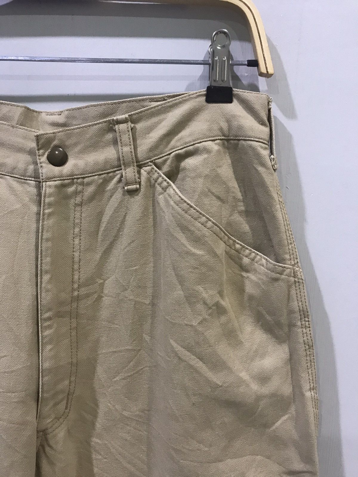 Japanese Brand OCTOPUS ARMY Japan Duck Canvas Multipockets Carpenter Pant Size US 30 / EU 46 - 2 Thumbnail