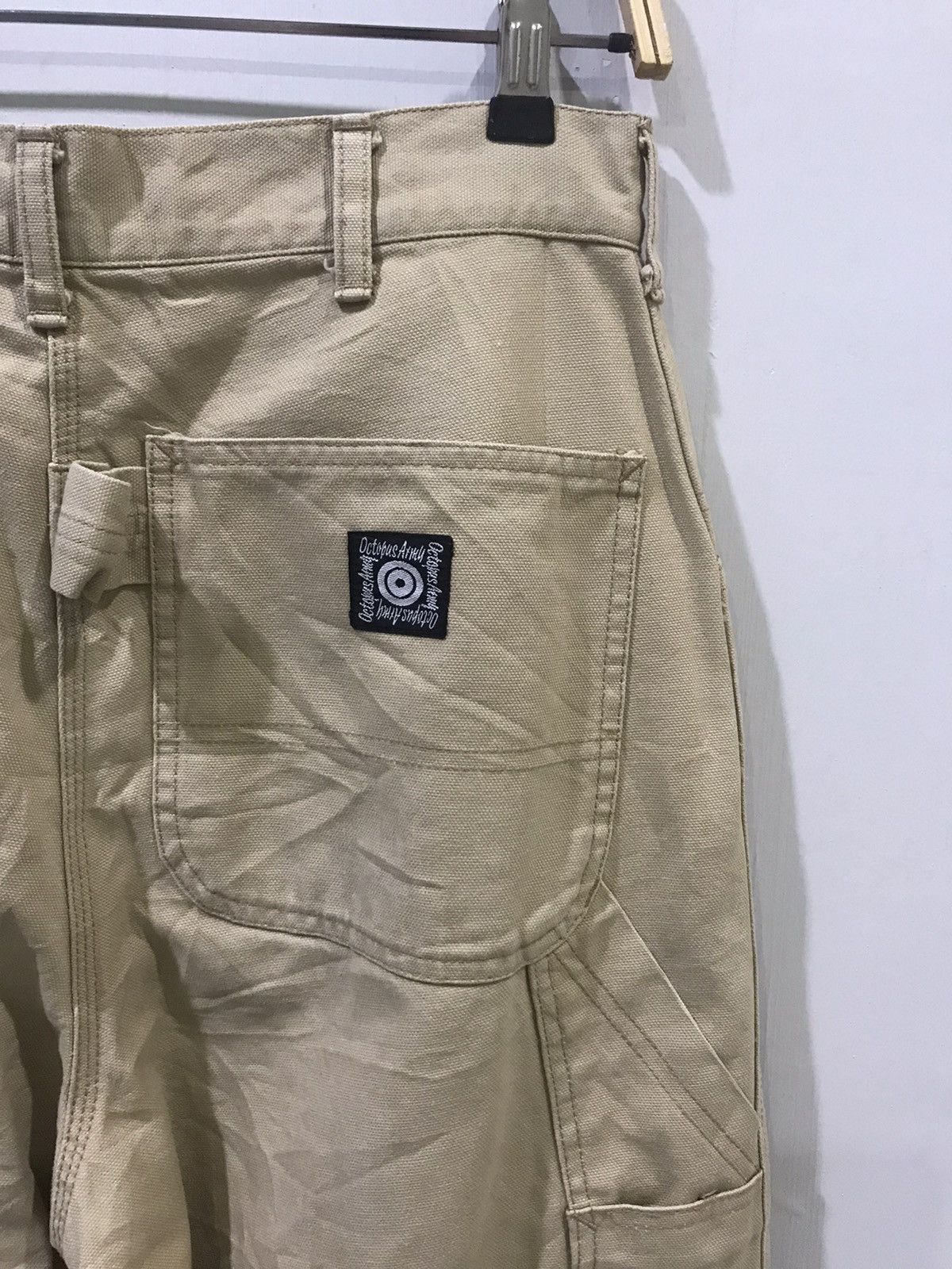 Japanese Brand OCTOPUS ARMY Japan Duck Canvas Multipockets Carpenter Pant Size US 30 / EU 46 - 7 Thumbnail