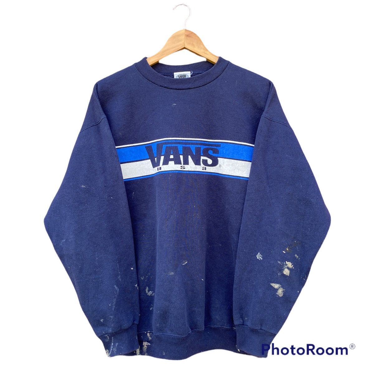 Vans vintage 90s Vans usa Spellout OG Streetwear Skateboard Size US M / EU 48-50 / 2 - 1 Thumbnail