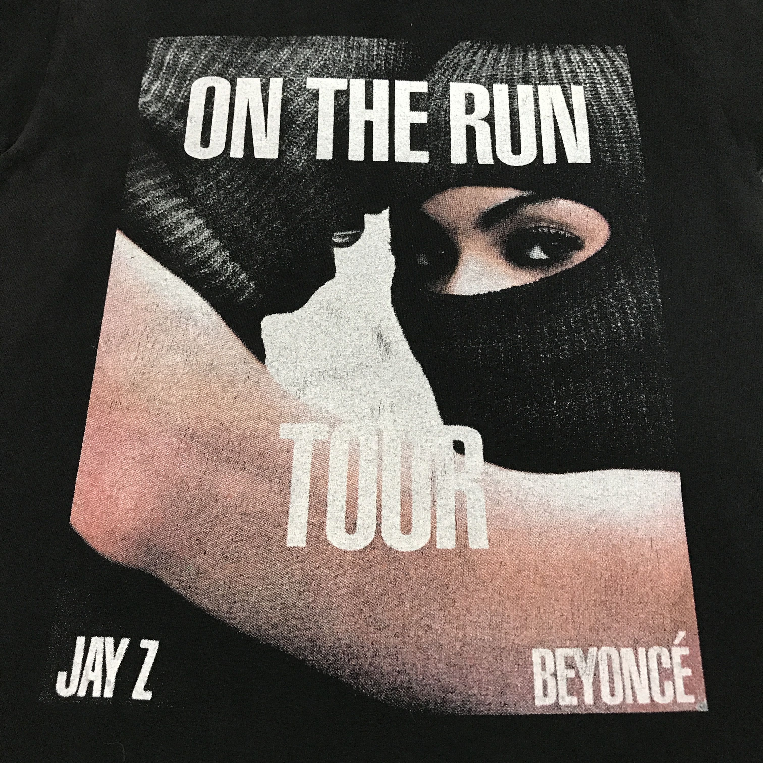 Beyonce 2014 Beyonce and Jay Z On The Run Tour Tee Shirt Rap hiphop Size US S / EU 44-46 / 1 - 2 Thumbnail