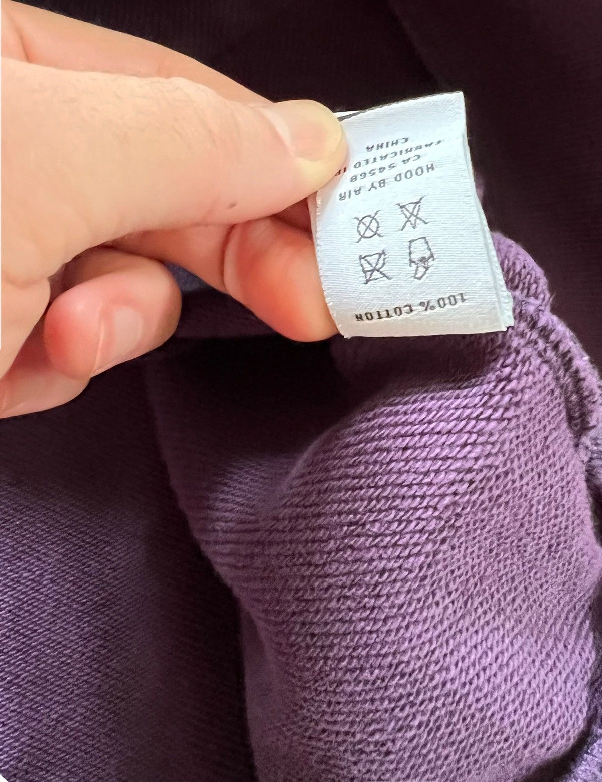 Hood By Air Purple Hoodie Size US XL / EU 56 / 4 - 8 Thumbnail
