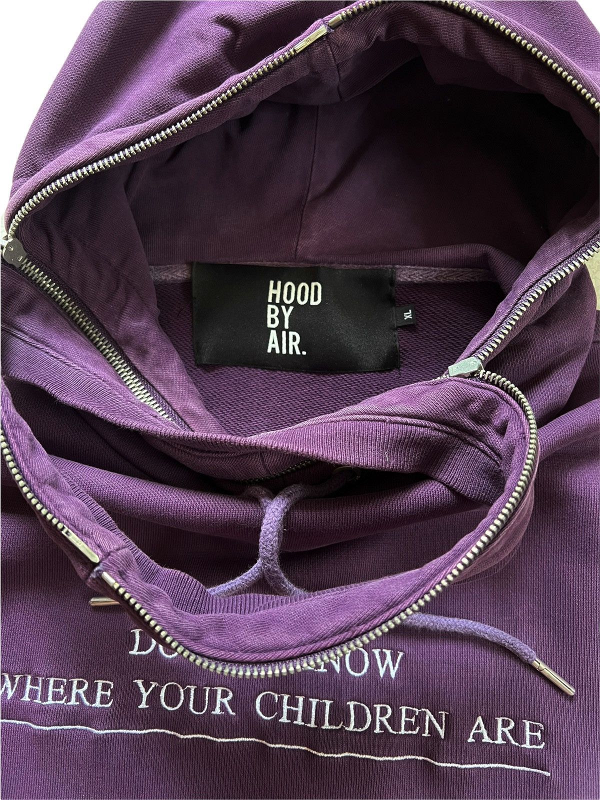 Hood By Air Purple Hoodie Size US XL / EU 56 / 4 - 4 Thumbnail