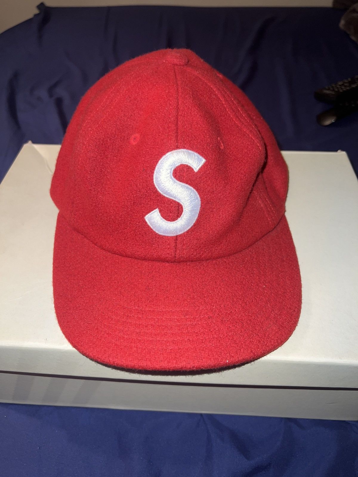 Supreme wool S logo hat FW15