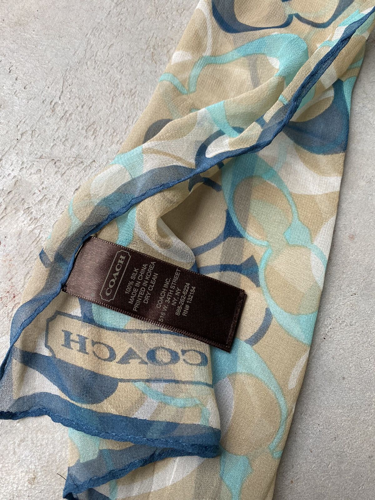 Coach 💸BINDINGOFFER💸Vintage Coach Silk Scarf Size ONE SIZE - 3 Thumbnail
