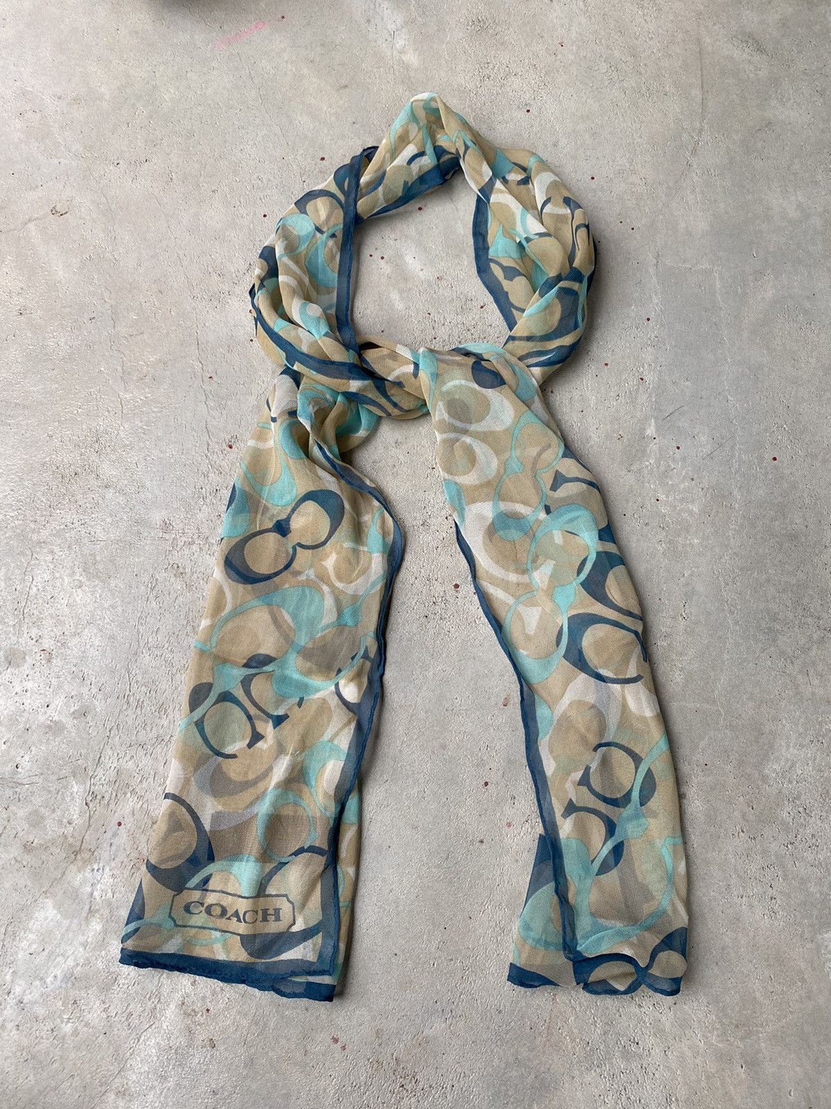 💸BINDINGOFFER💸Vintage Coach Silk Scarf