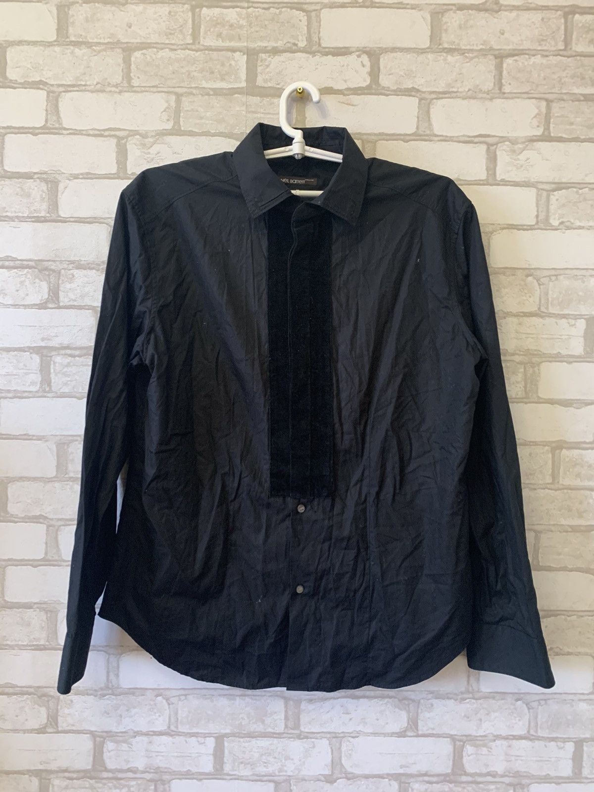 Neil Barrett Neil Barrett black shirt Size US XL / EU 56 / 4 - 1 Thumbnail