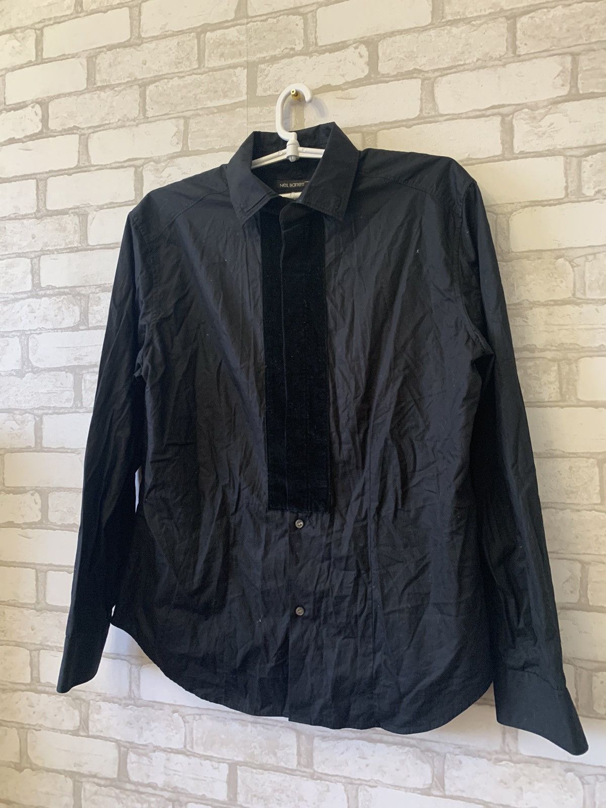 Neil Barrett Neil Barrett black shirt Size US XL / EU 56 / 4 - 2 Thumbnail