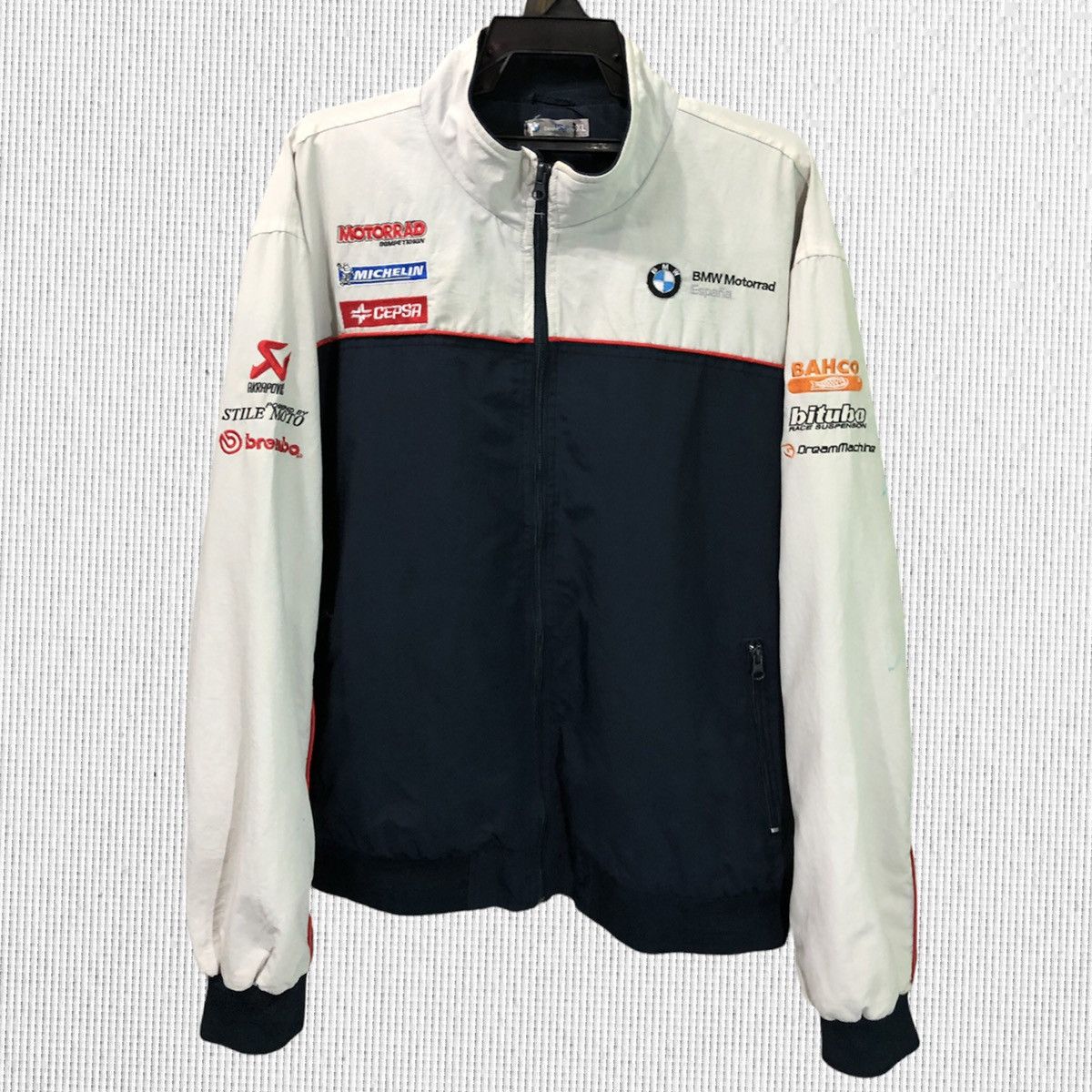 BMW Vintage BMW Motorrad Espana Racing Jacket Size US XL / EU 56 / 4 - 2 Thumbnail