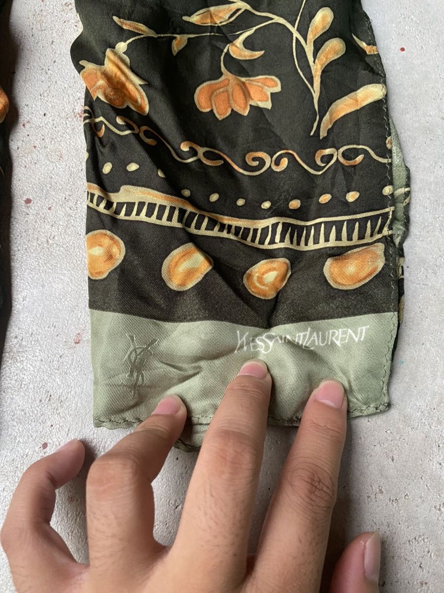 Other 💸BINDINGOFFER💸Vintage YSL silk scarf Size ONE SIZE - 2 Thumbnail