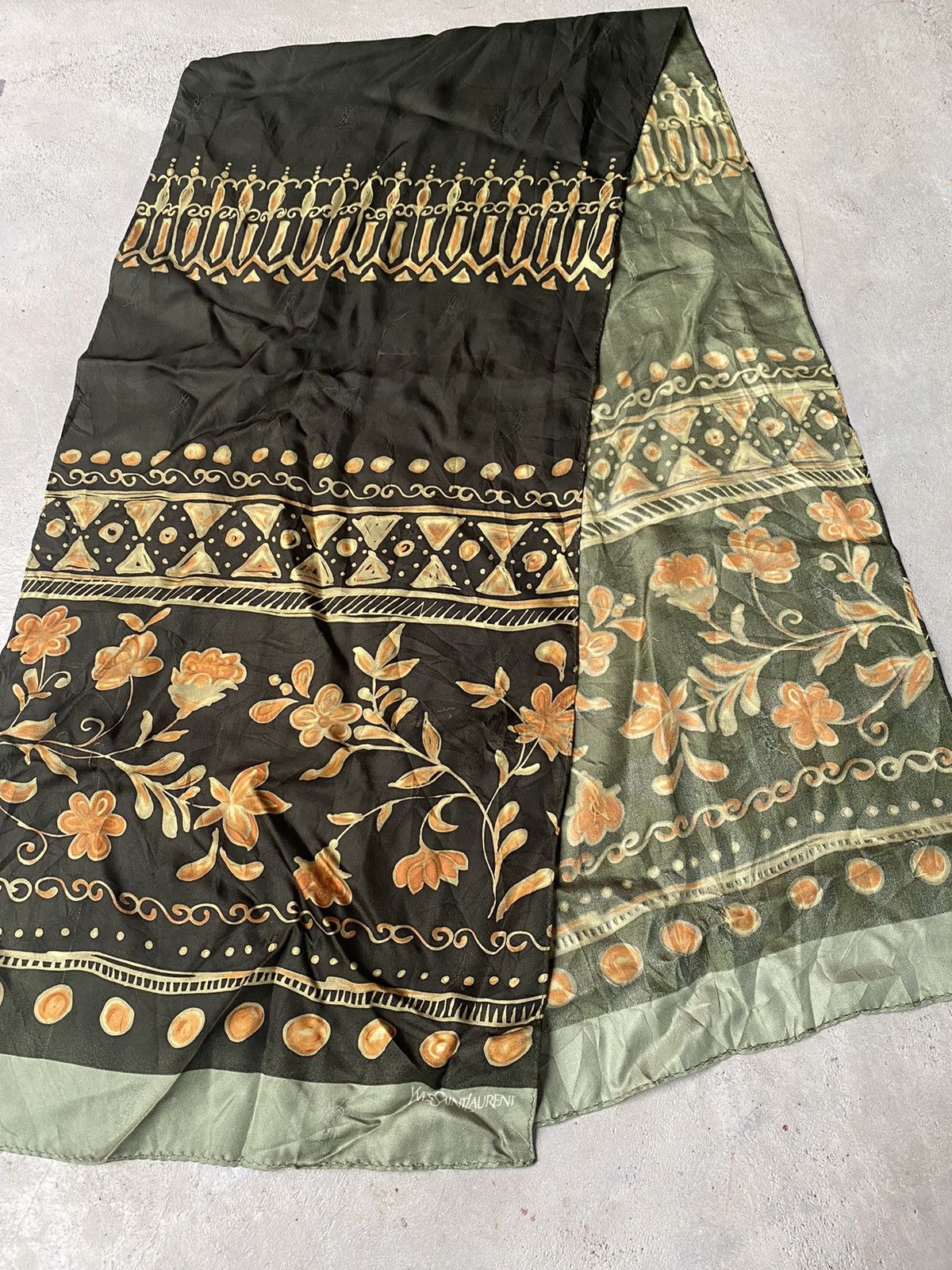Other 💸BINDINGOFFER💸Vintage YSL silk scarf Size ONE SIZE - 4 Thumbnail