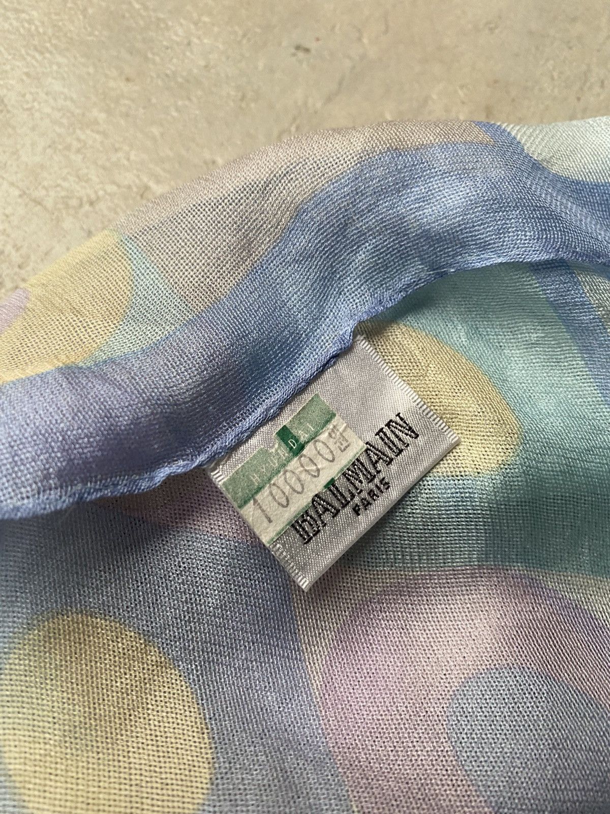 Balmain 💸BINDINGOFFER💸Vintage Balmain Paris Silk Scarf Size ONE SIZE - 3 Thumbnail