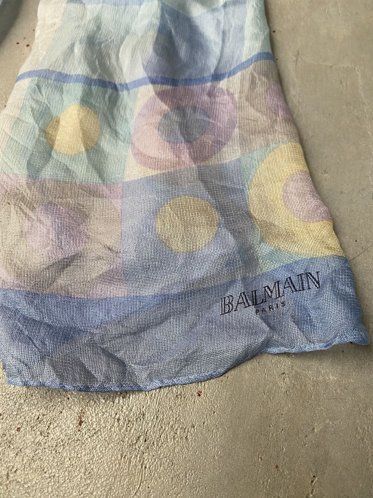 Balmain 💸BINDINGOFFER💸Vintage Balmain Paris Silk Scarf Size ONE SIZE - 2 Thumbnail