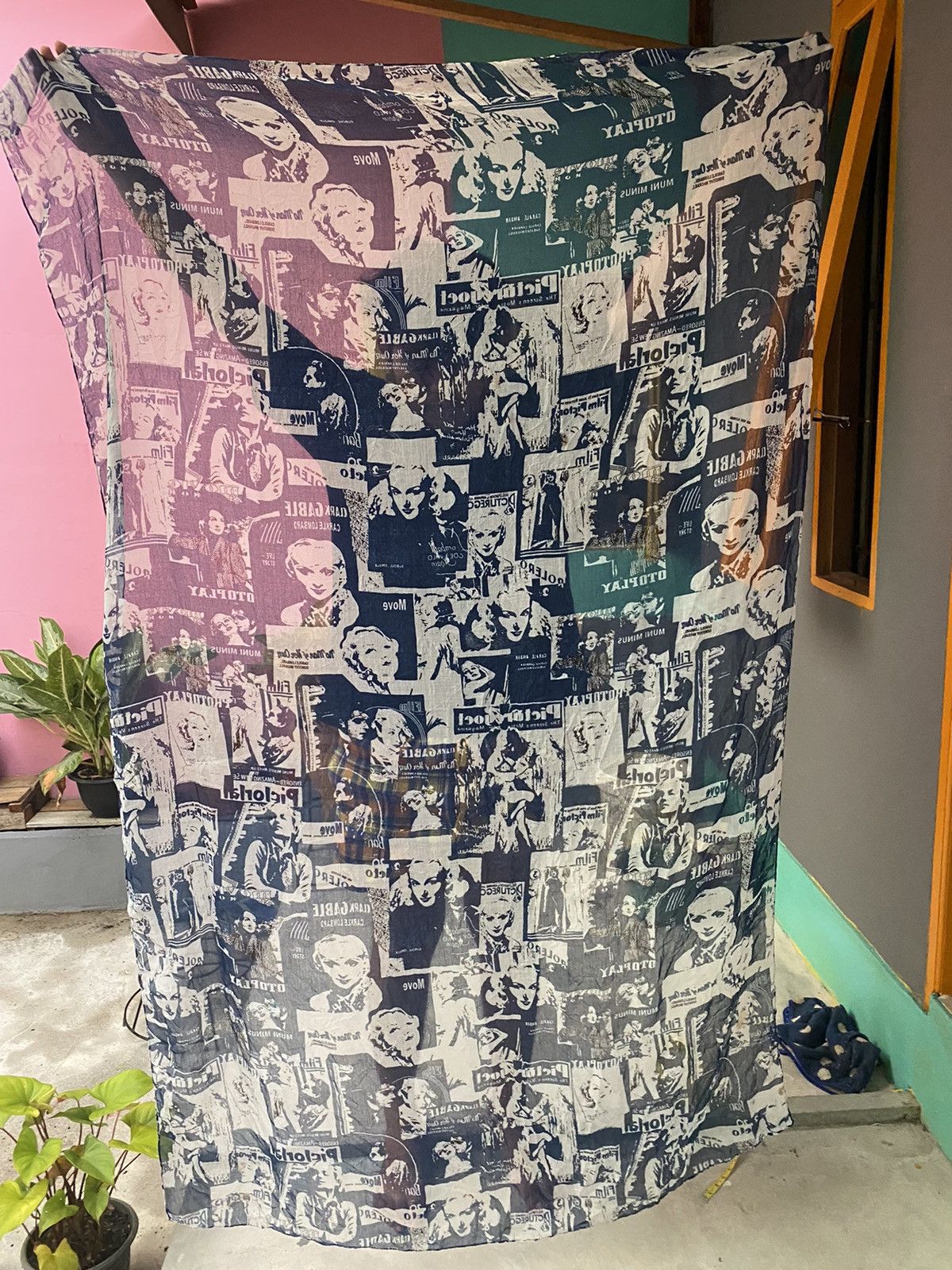Other Vintage Movie Promo Silk/Wool Scarf Size ONE SIZE - 2 Thumbnail