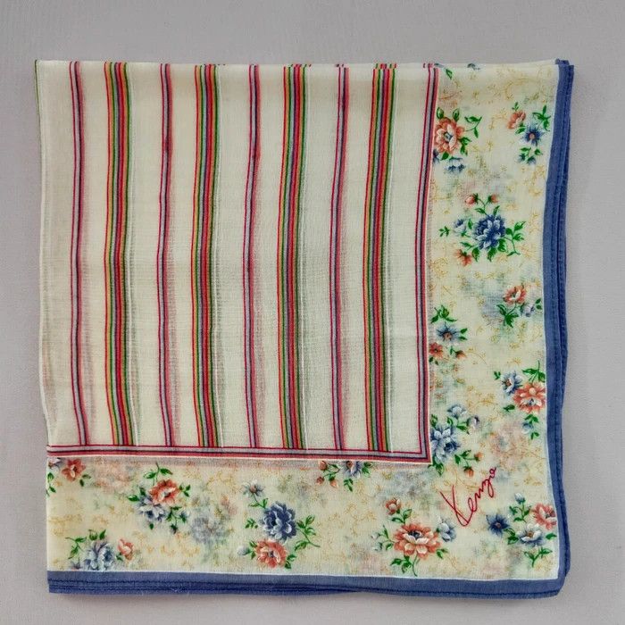 Japanese Brand × Kenzo × Vintage Kenzo Handkerchief/ Bandana - 3F213153 Size ONE SIZE - 2 Thumbnail