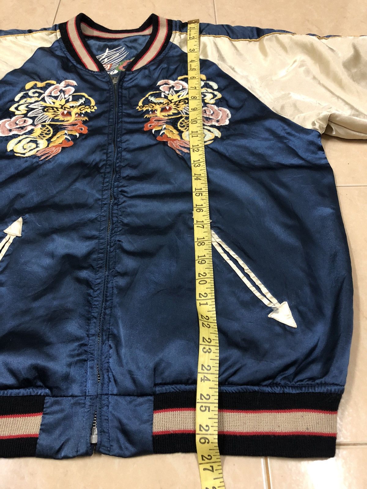 Japanese Brand Vintage Reversible Sukajan Jacket Size US L / EU 52-54 / 3 - 7 Thumbnail