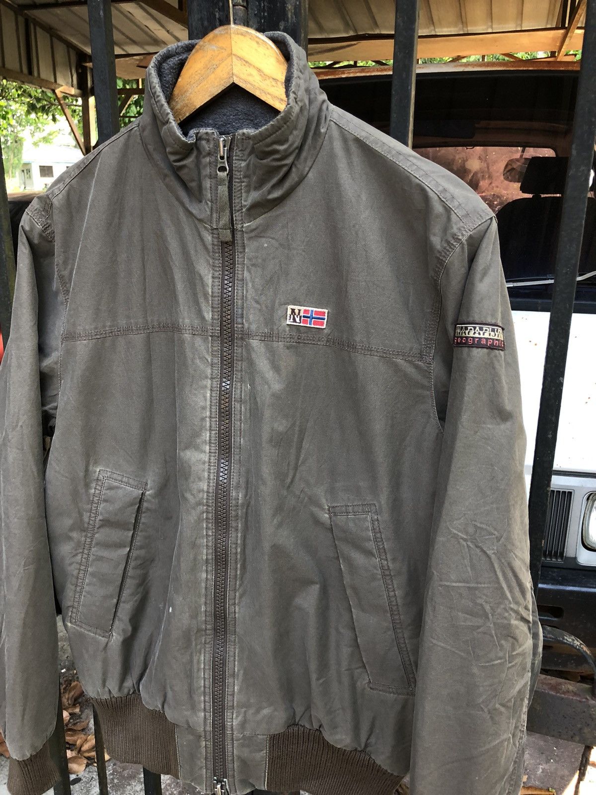 Napapijri × Vintage Vintage Napapijri Geographic Jacket Size US S / EU 44-46 / 1 - 2 Thumbnail