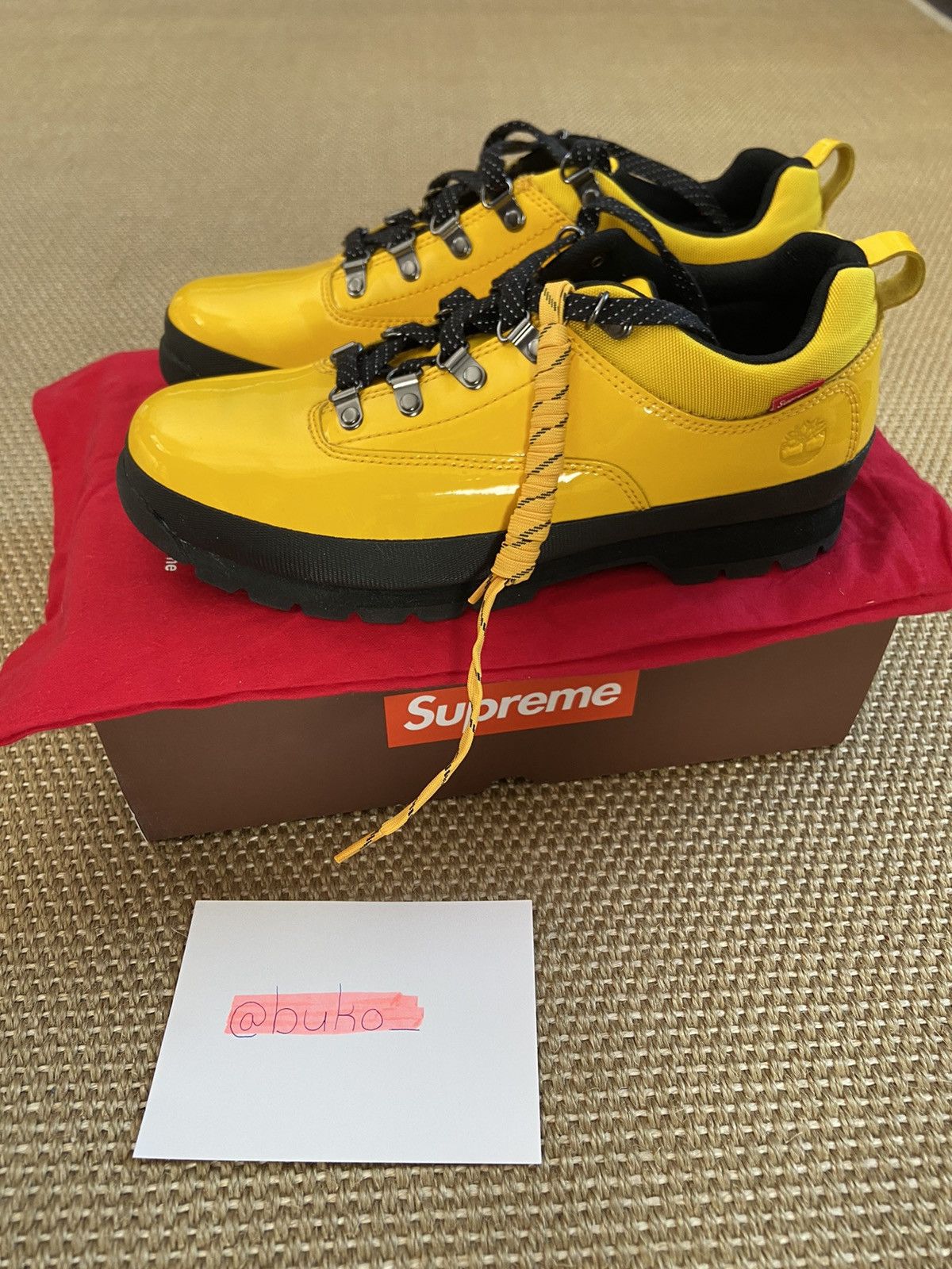 Supreme Supreme Timberland 'Patent Leather' Euro Hiker Low | Grailed