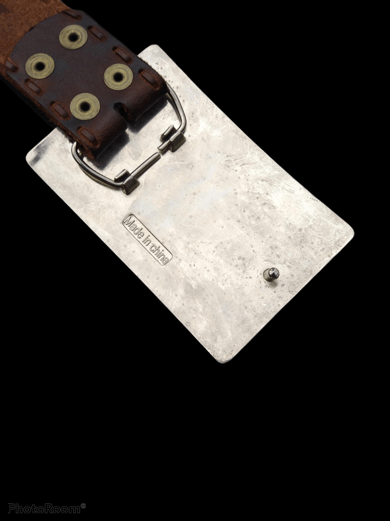 Boycott × Leather JAPANESE BRAND BOYCOTT LEATHER BUCKLE BELT STUDDED Size ONE SIZE - 4 Thumbnail