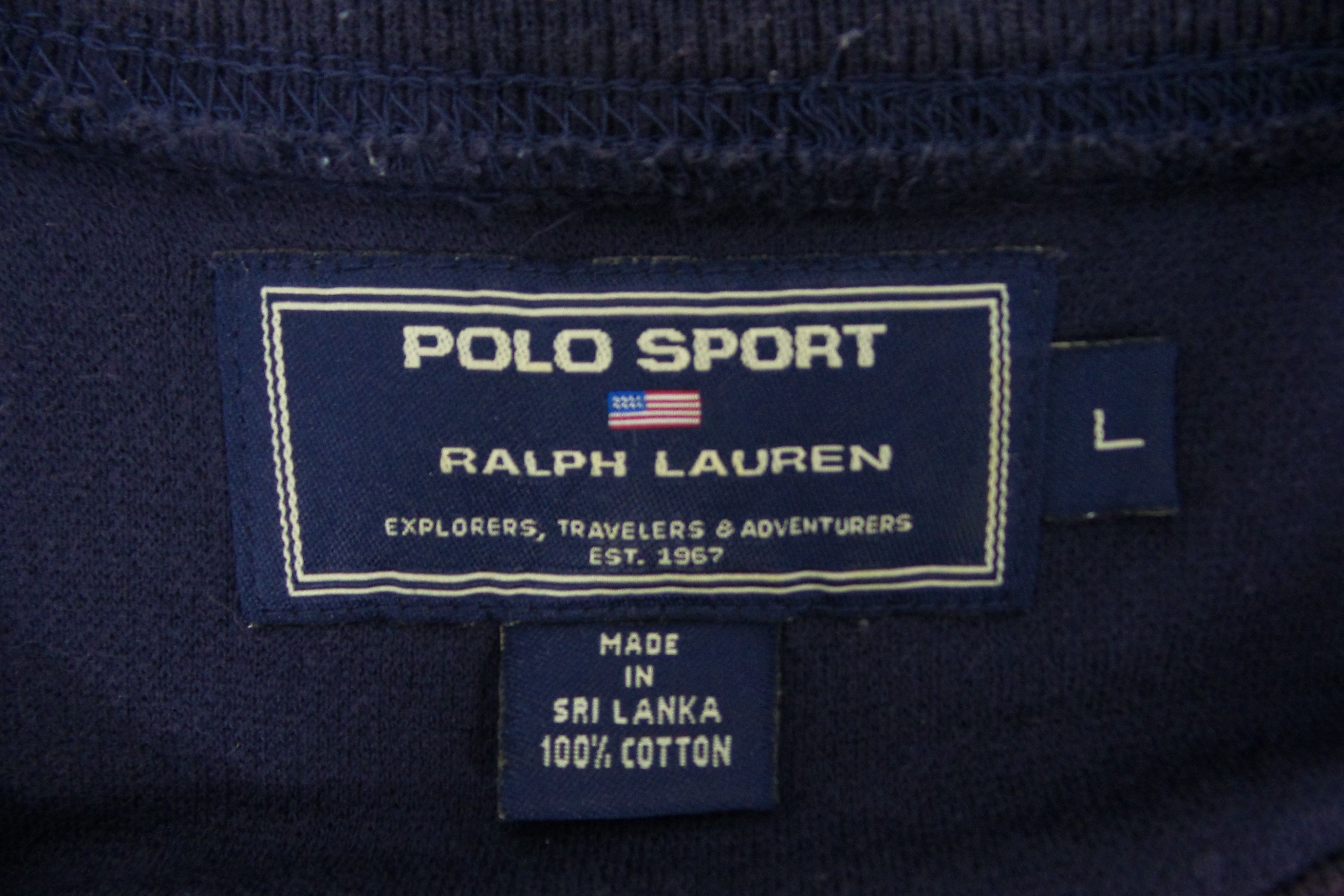 Polo Ralph Lauren × Ralph Lauren × Ralph Lauren Sport Polo Sport Ralph Lauren Single Pocket T-shirts Size US L / EU 52-54 / 3 - 3 Thumbnail