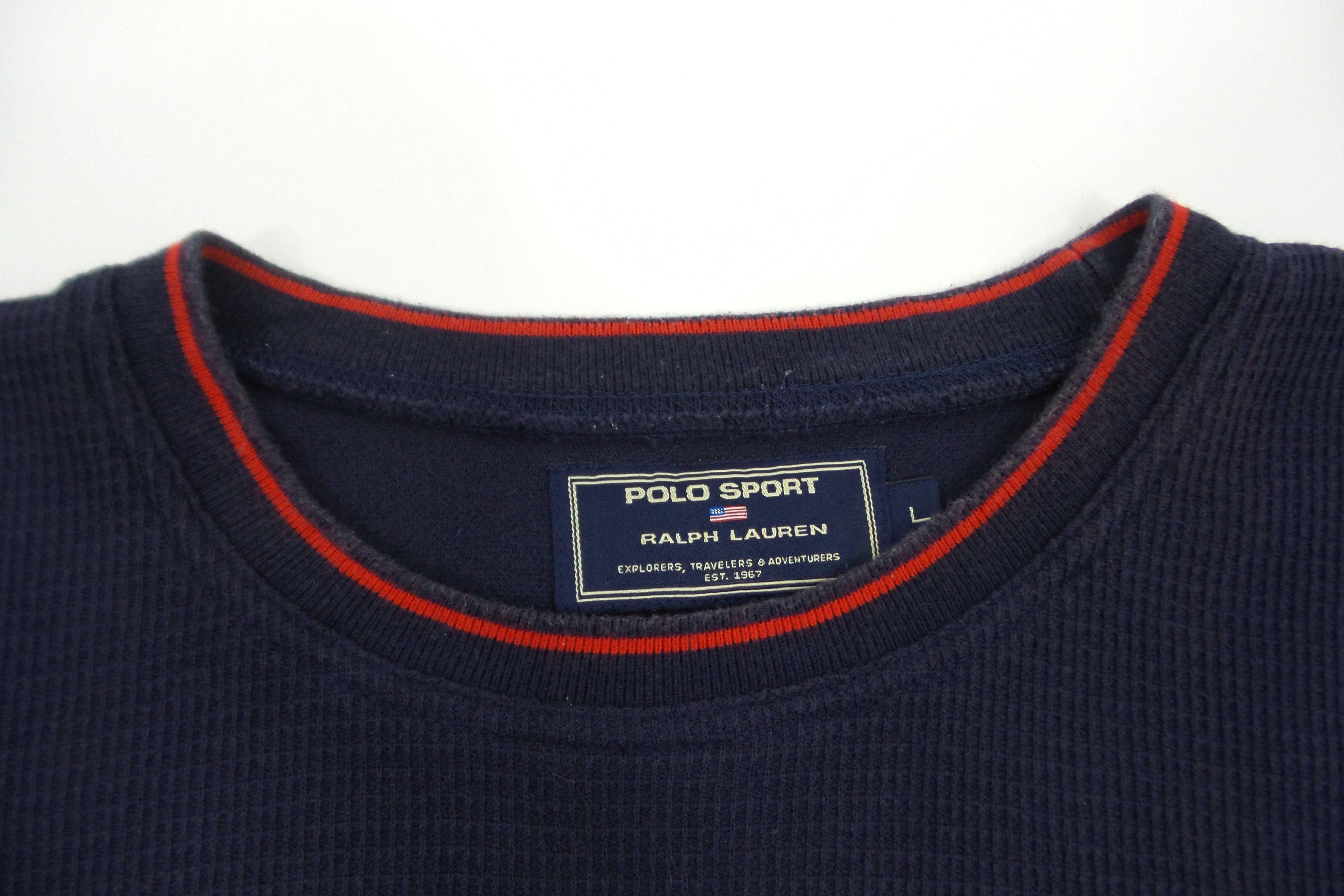 Polo Ralph Lauren × Ralph Lauren × Ralph Lauren Sport Polo Sport Ralph Lauren Single Pocket T-shirts Size US L / EU 52-54 / 3 - 2 Thumbnail