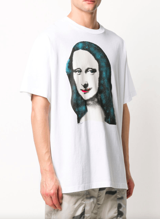 Off-White 🔥[SALE]🔥 Off-White Mona Lisa Print White Over Tee Size US XL / EU 56 / 4 - 3 Thumbnail