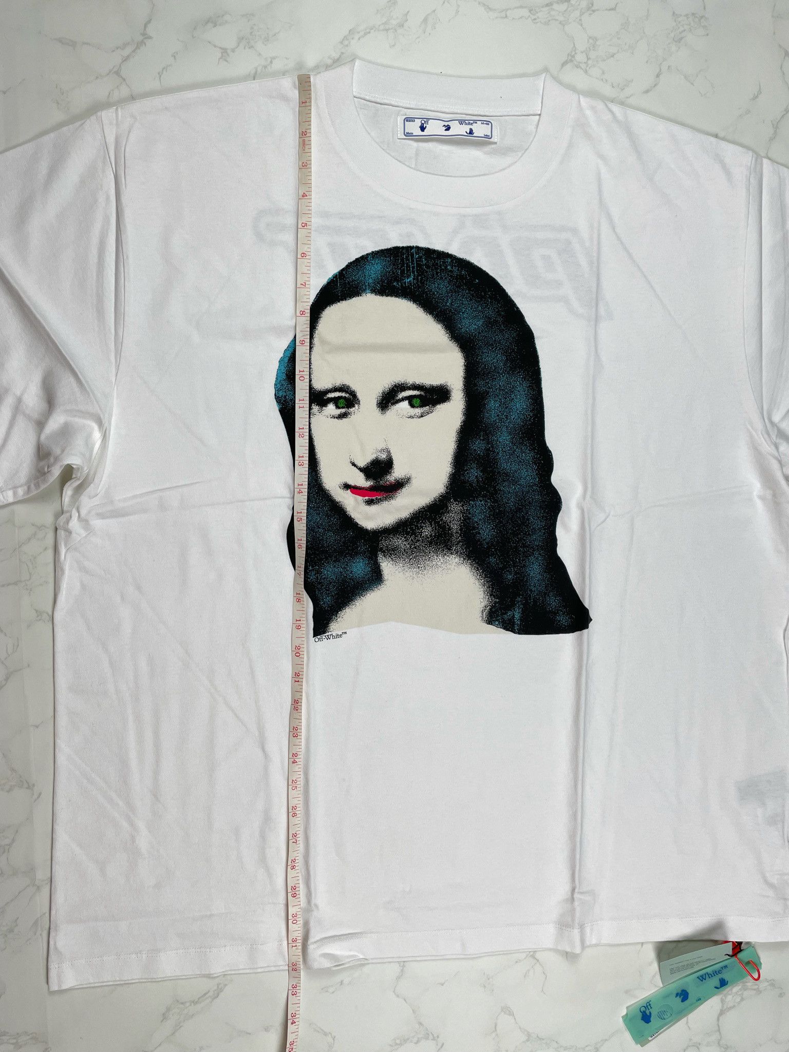 Off-White 🔥[SALE]🔥 Off-White Mona Lisa Print White Over Tee Size US XL / EU 56 / 4 - 6 Thumbnail