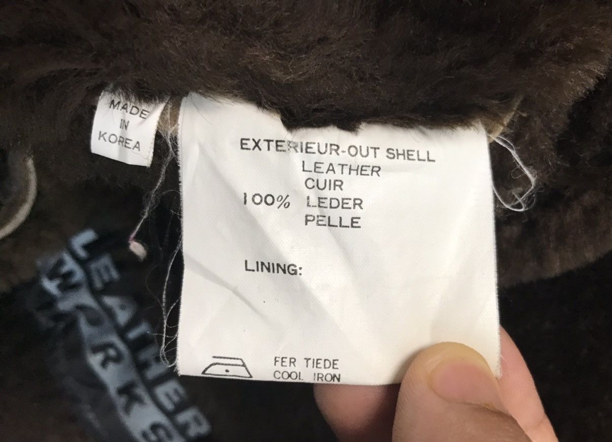 Beams Plus LEATHER WORK EXCLUSIVE BEAM CROPPED DOUBLE BREASTED JACKET Size US M / EU 48-50 / 2 - 12 Thumbnail