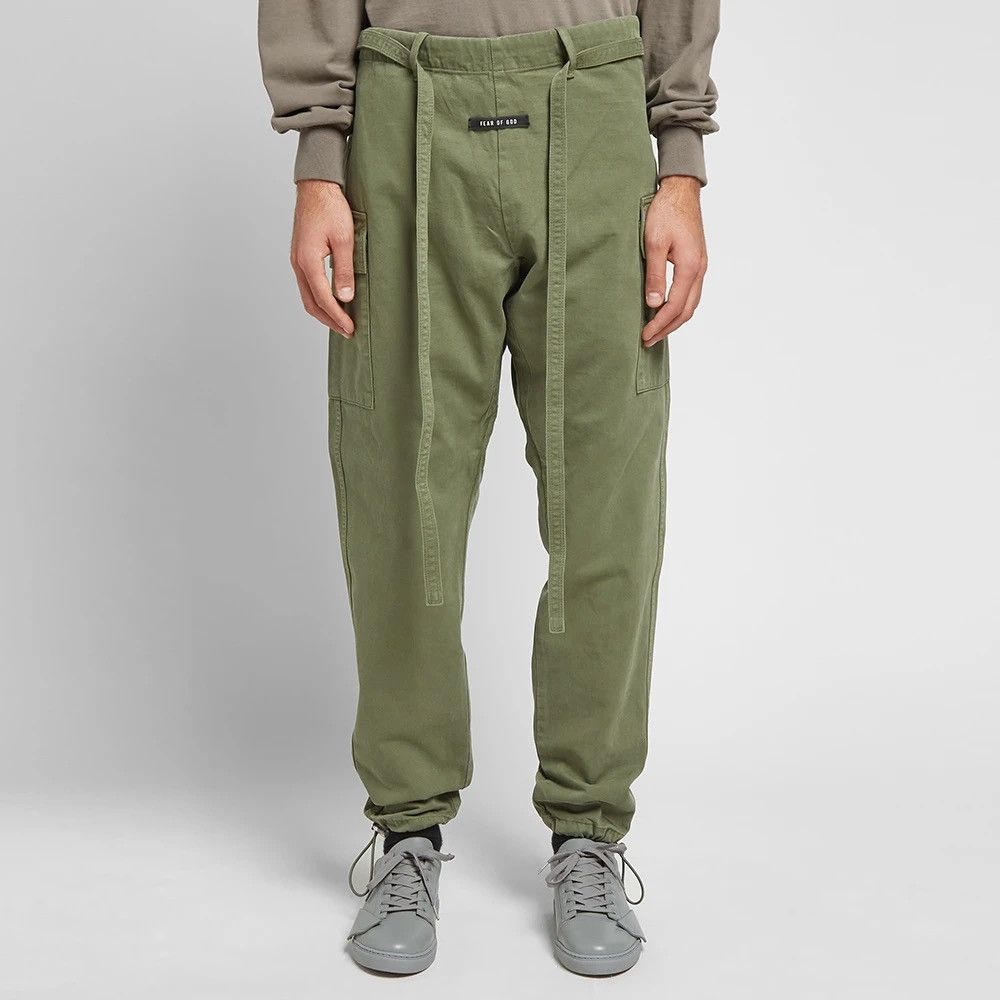 Fear of God Green Jiujitsu Cargo Pants