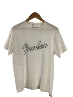 Number N Ine Fender Logo Tee | Grailed