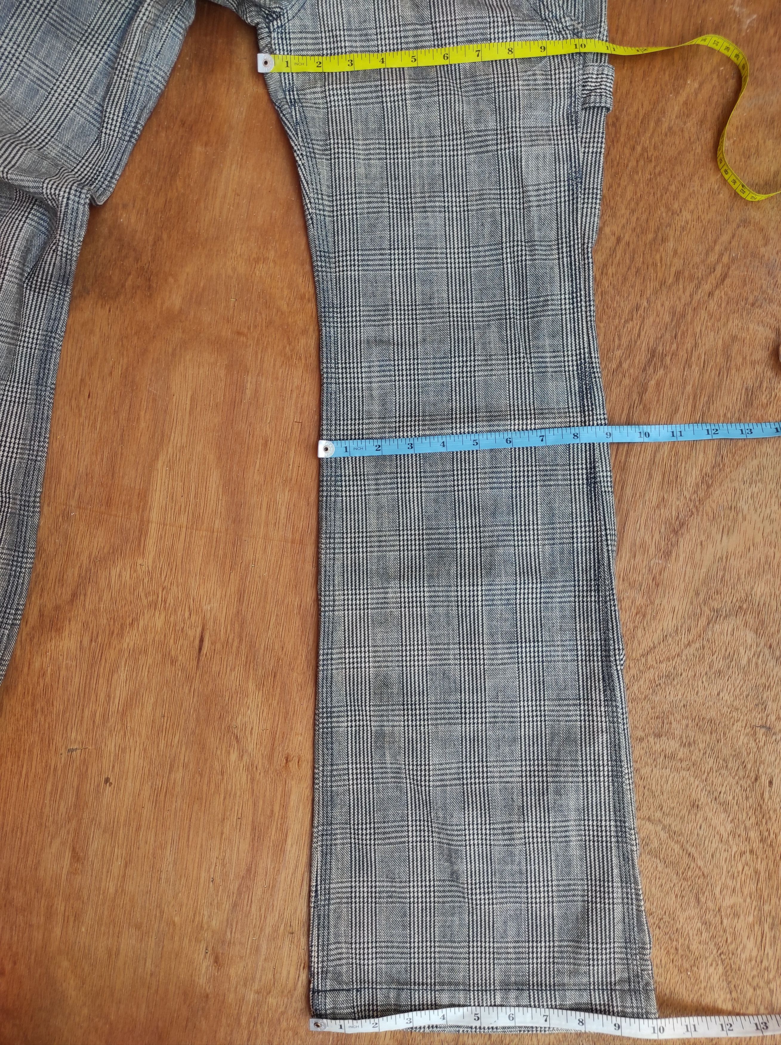 Hysteric Glamour × Japanese Brand Flare Pants Betty Smith Japan Brand Hickory Striped Pants Size 28" / US 6 / IT 42 - 20 Thumbnail