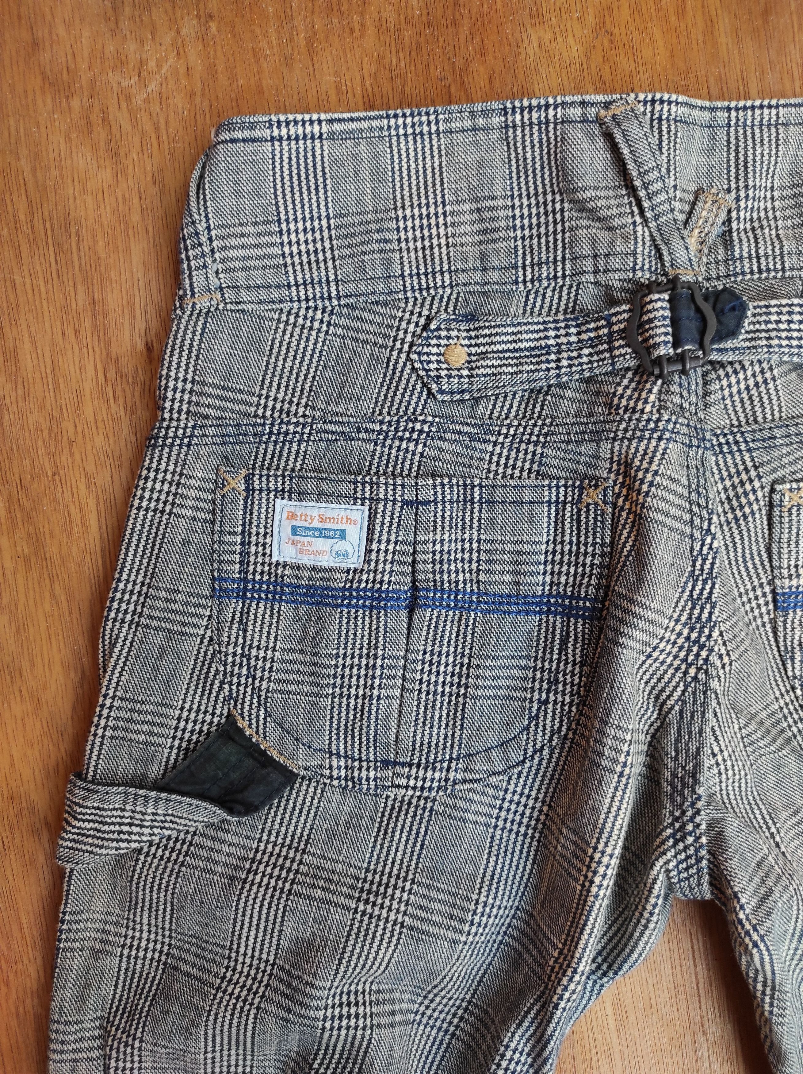 Hysteric Glamour × Japanese Brand Flare Pants Betty Smith Japan Brand Hickory Striped Pants Size 28" / US 6 / IT 42 - 5 Thumbnail