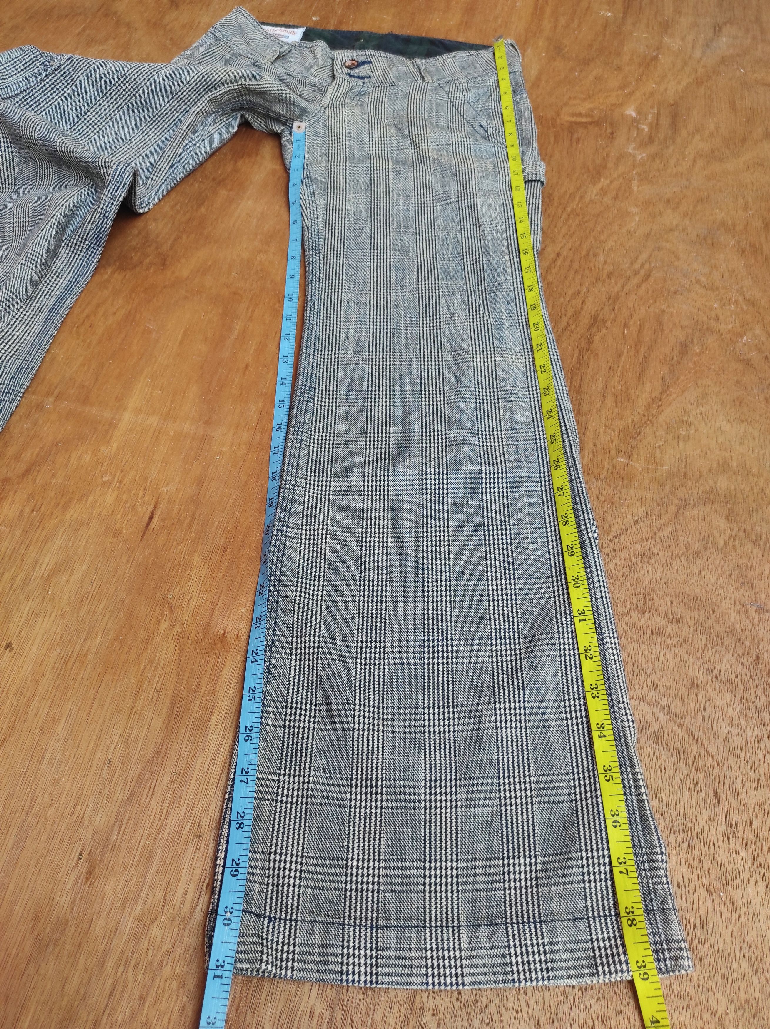 Hysteric Glamour × Japanese Brand Flare Pants Betty Smith Japan Brand Hickory Striped Pants Size 28" / US 6 / IT 42 - 21 Thumbnail