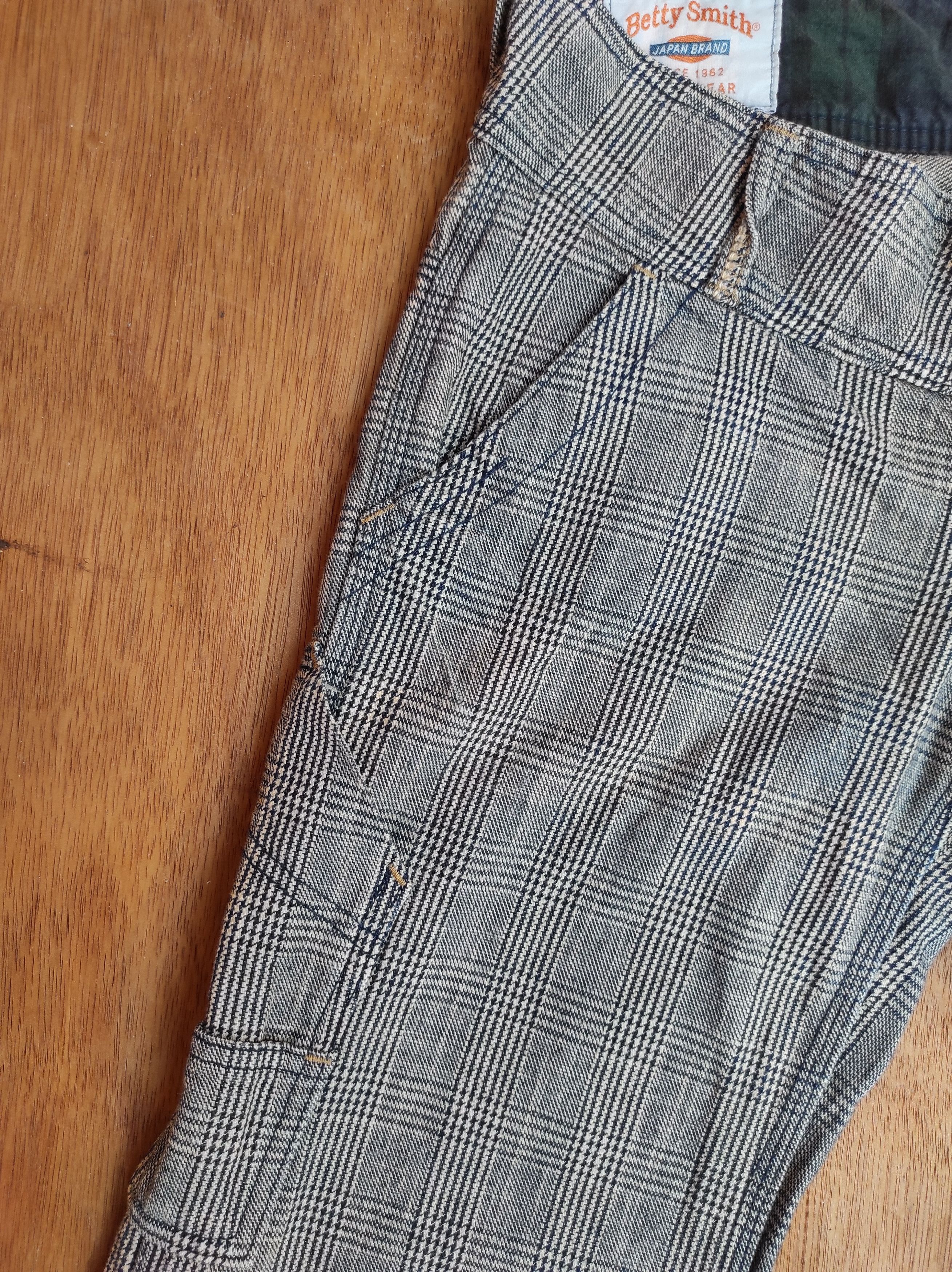Hysteric Glamour × Japanese Brand Flare Pants Betty Smith Japan Brand Hickory Striped Pants Size 28" / US 6 / IT 42 - 11 Thumbnail
